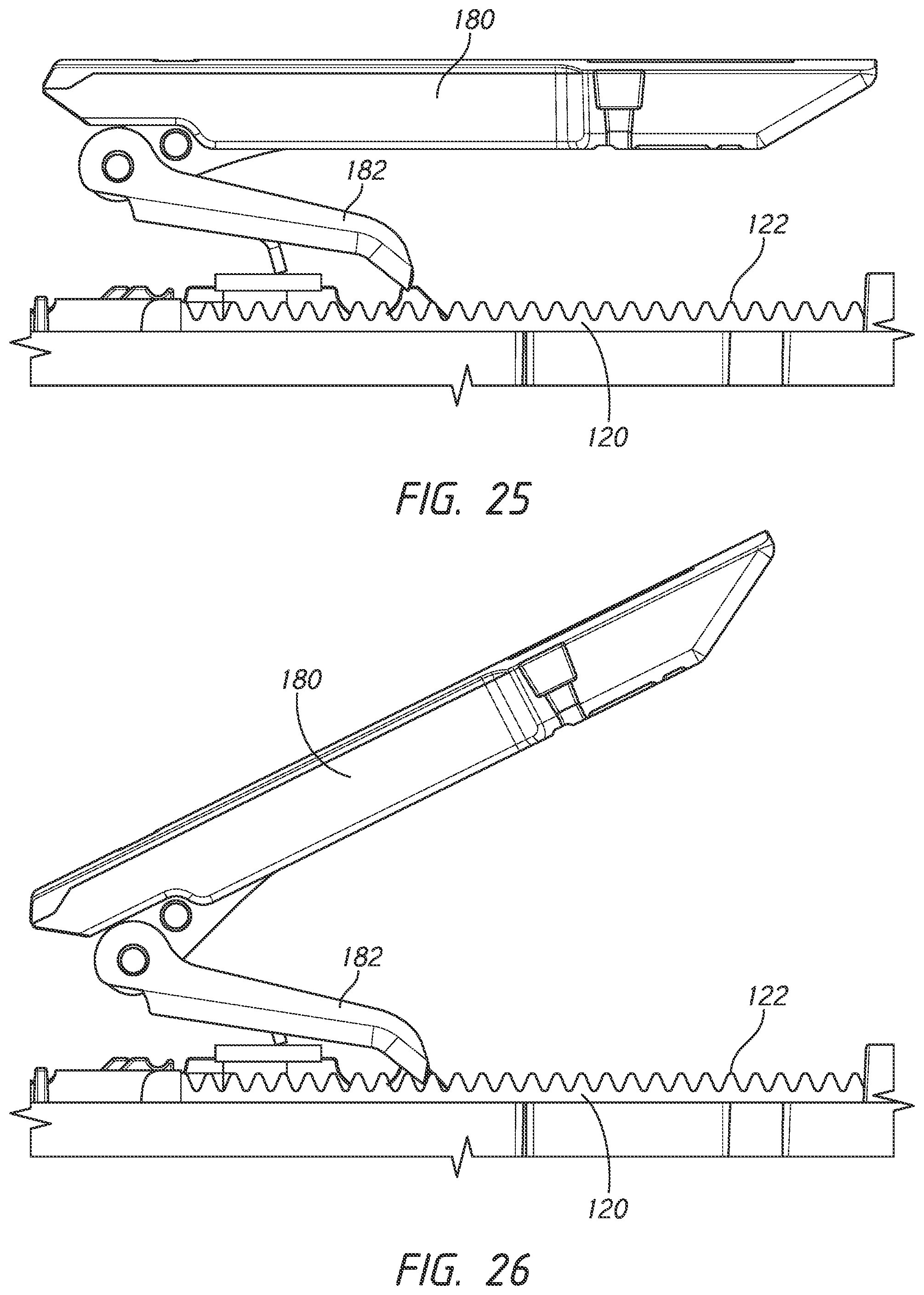 Patent US11771428 Figure 19 – Actuation shaft retention mechanism for surgical stapler