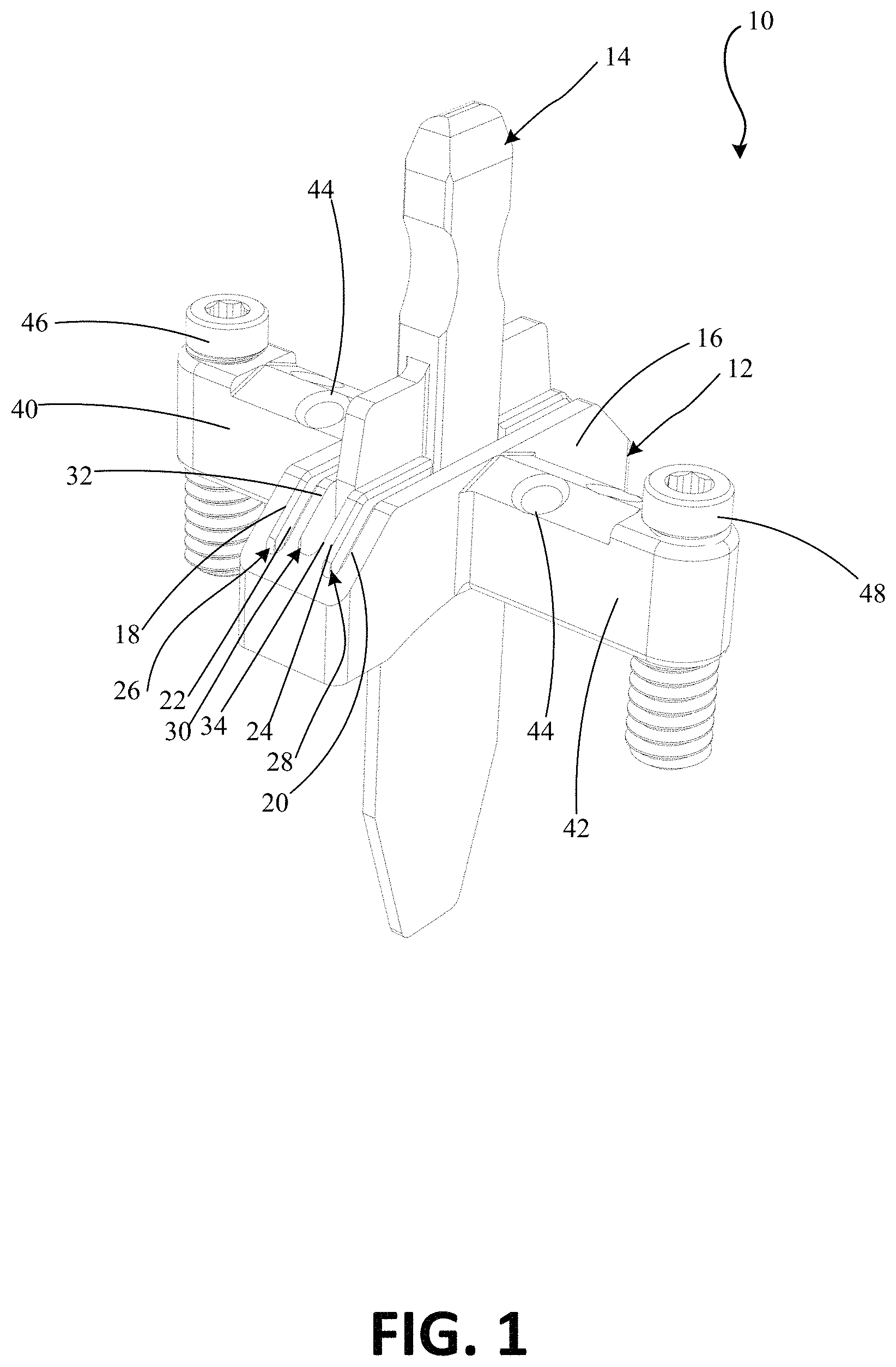 Patent US11771443 — Joint spacer systems and methods — Figure 1