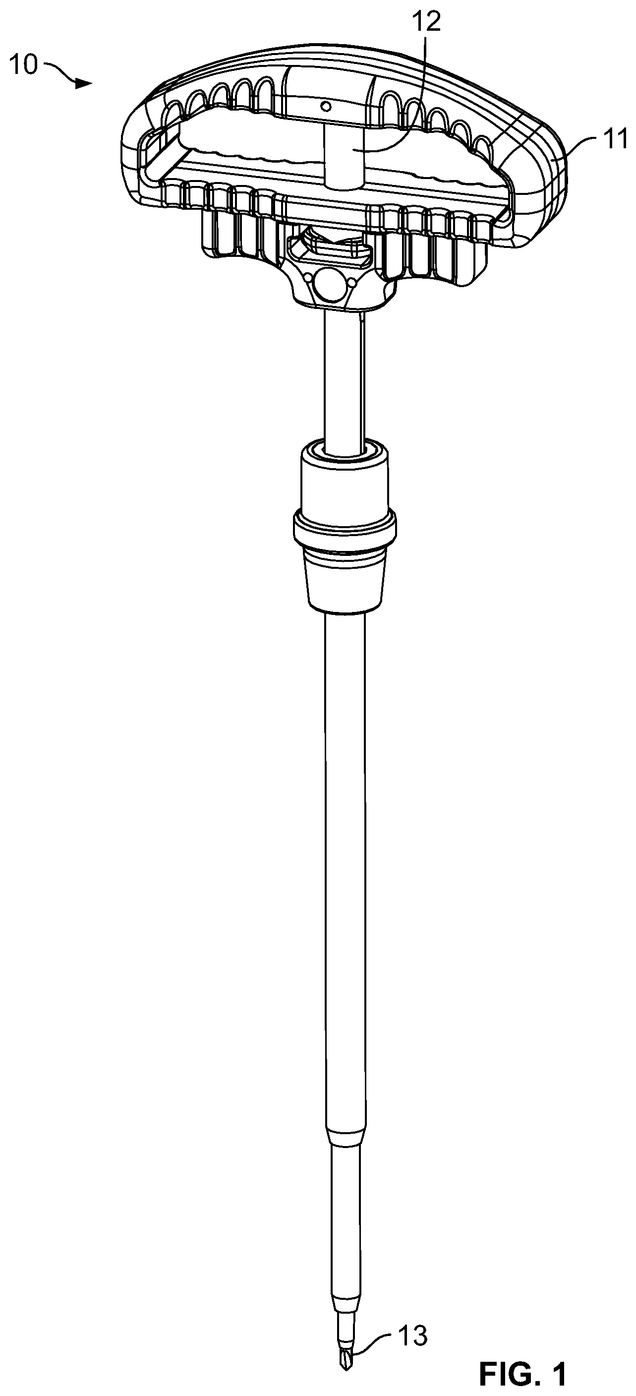 Patent US11771477 — Methods and instruments for performing leveraged reduction during single position spine surgery — Figure 1