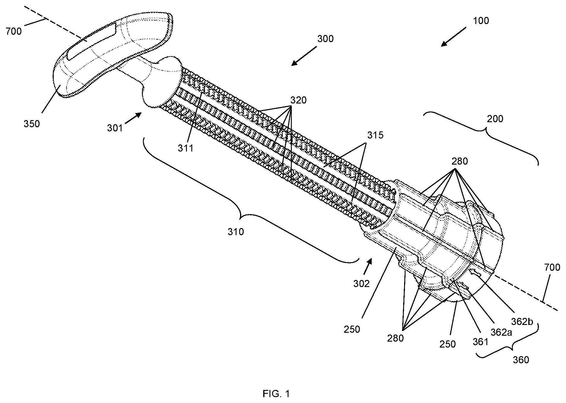 Patent US11771484 — Device for dispensing bone cement — Figure 1