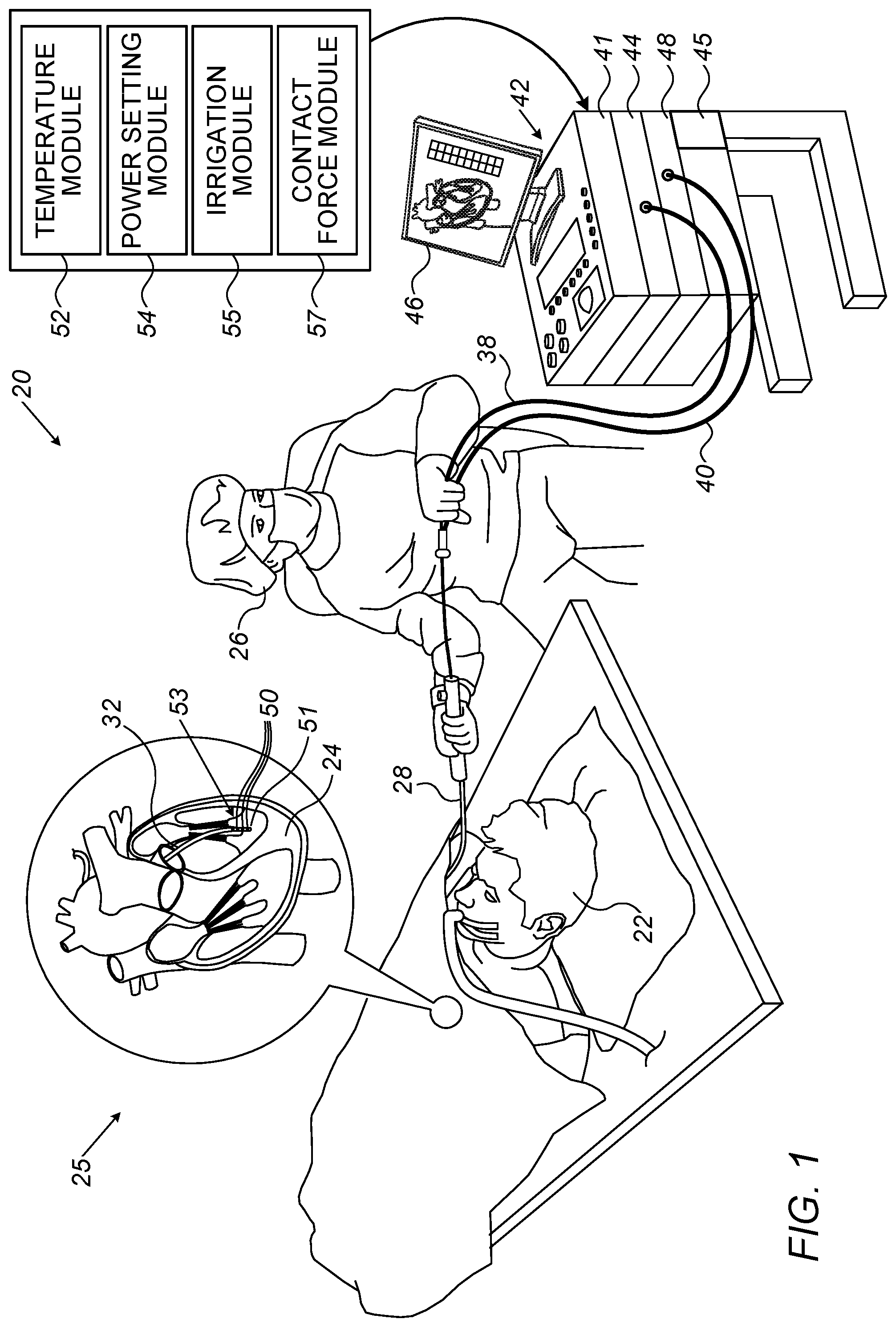 Patent US11771488 — Ablation of lesions of low-medium depths using ultrahigh radiofrequency (RF) power for ultrashort durations — Figure 1