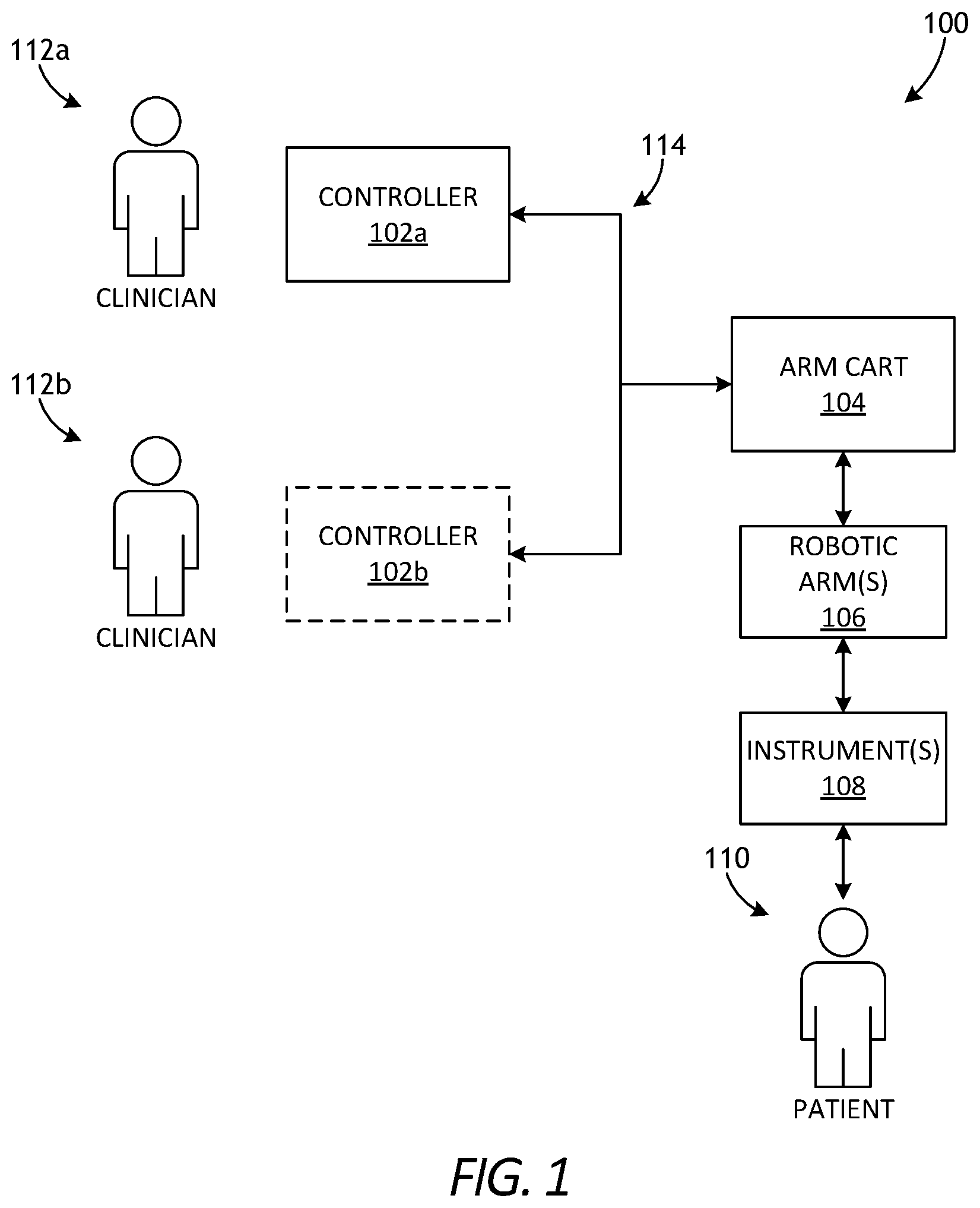 Patent US11771507 — Articulable wrist with flexible member and pivot guides — Figure 1