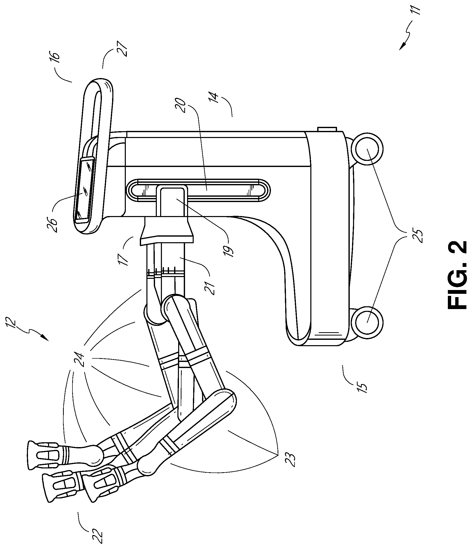 Patent US11771510 Figure 2 – Systems and methods for kinematic optimization with shared robotic degrees-of-freedom