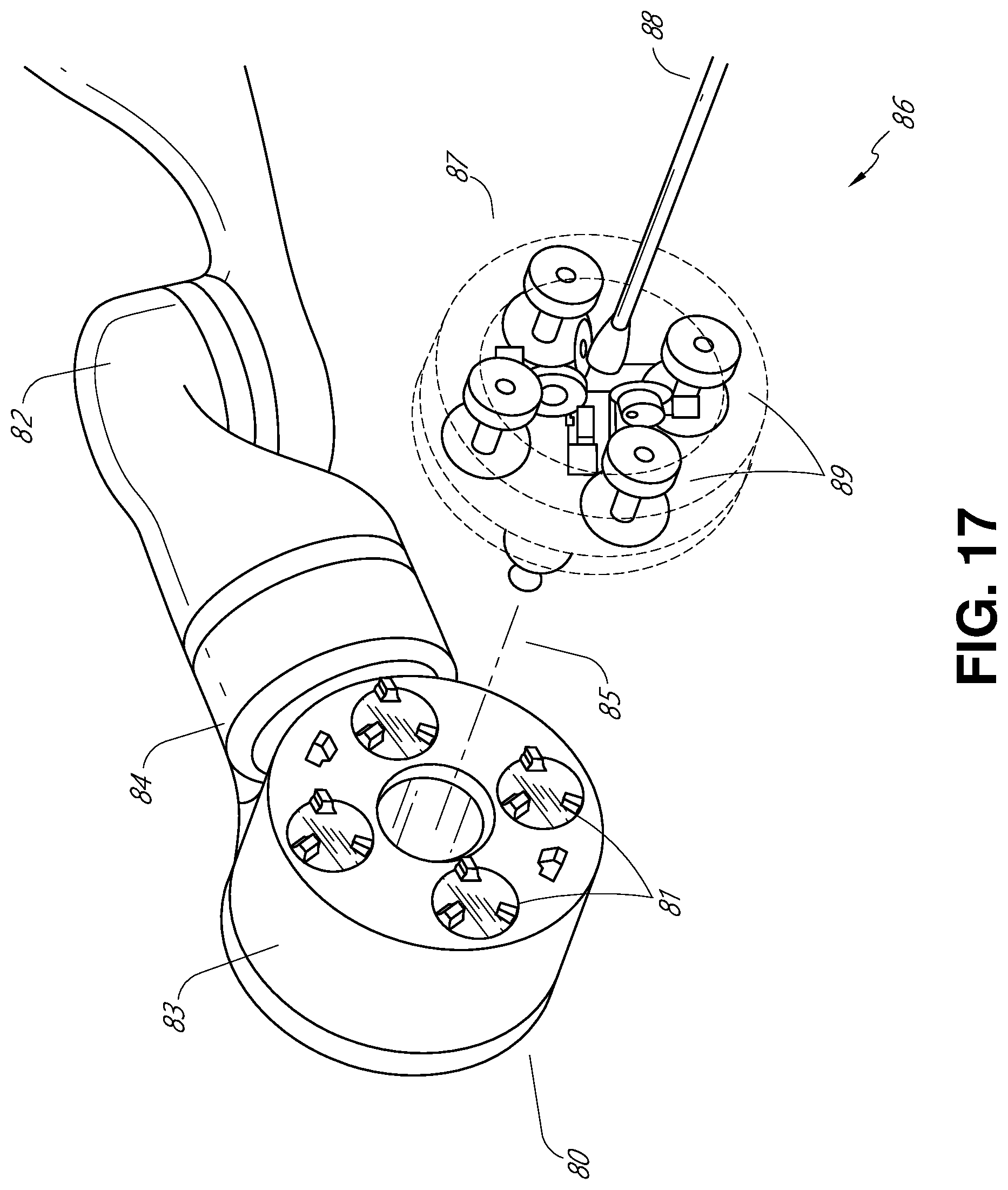 Patent US11771510 Figure 16 – Systems and methods for kinematic optimization with shared robotic degrees-of-freedom