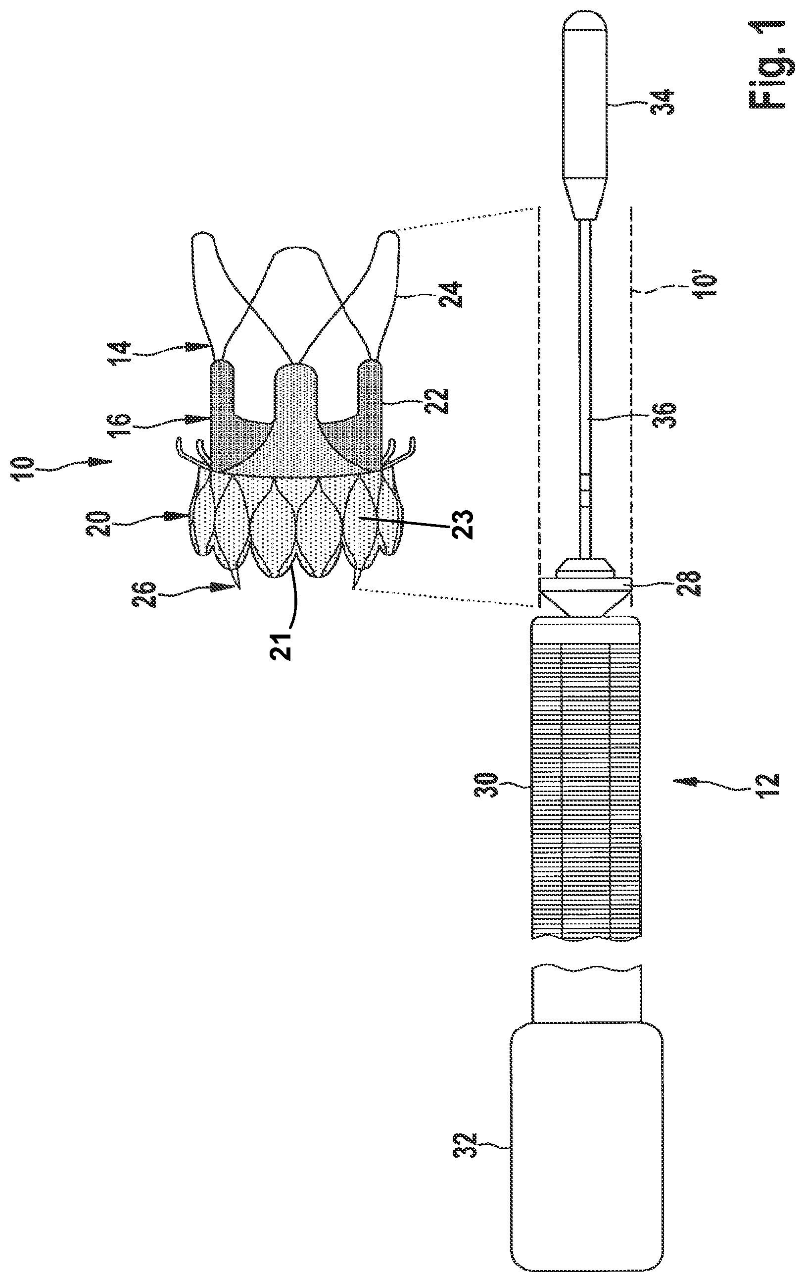 Patent US11771544 — Method and apparatus for compressing/loading stent-valves — Figure 1
