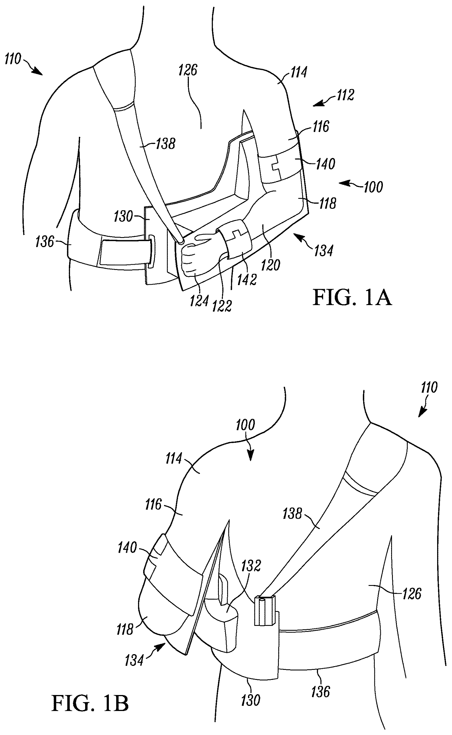 Patent US11771582 — Orthopedic shoulder device — Figure 1
