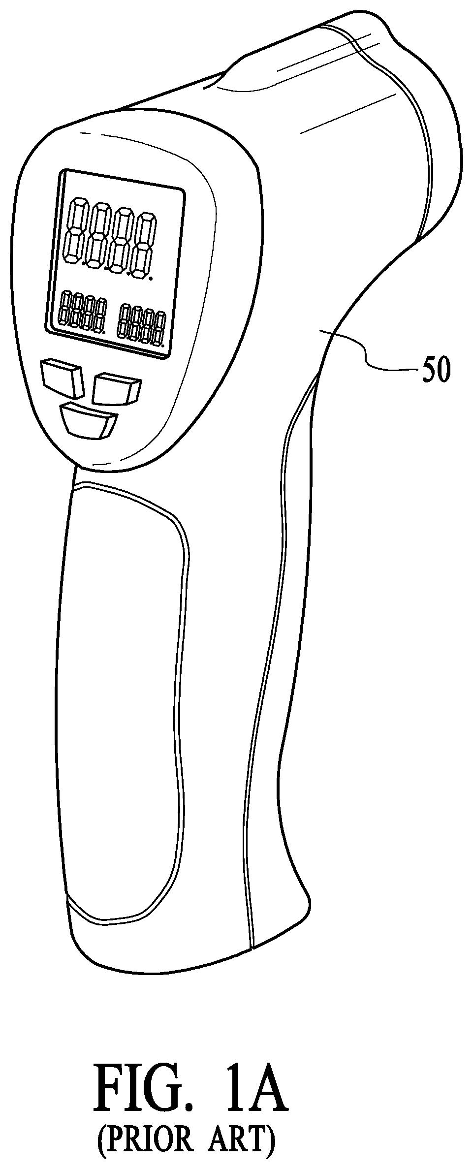 Patent US11771588 — Non-contact, infrared sensing temperature activated controller for abatement of effects of hot flashes in a human body — Figure 1