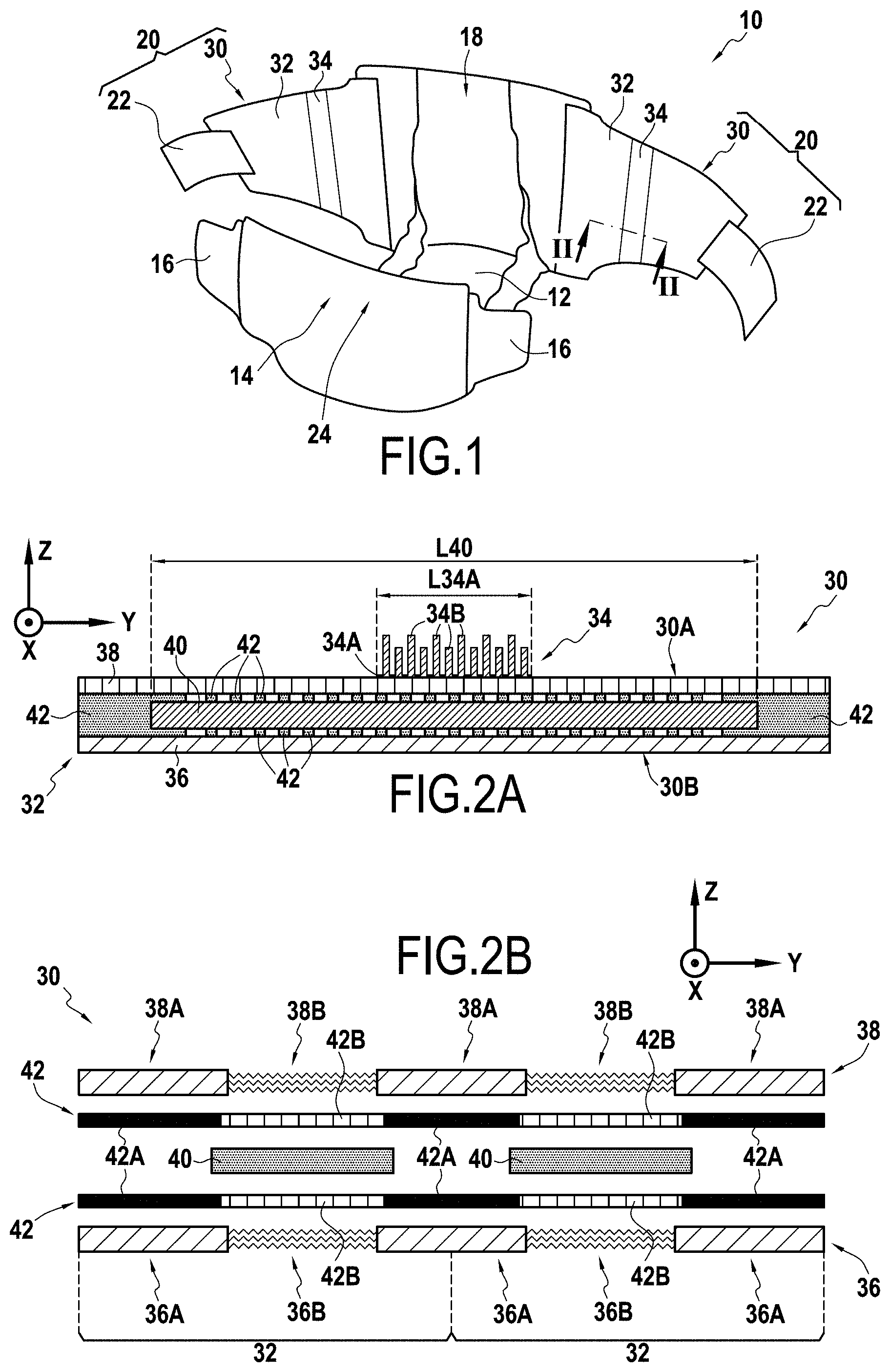 Patent US11771600 — Laminated assembly, nappy comprising such an assembly and method for manufacturing such an assembly — Figure 1