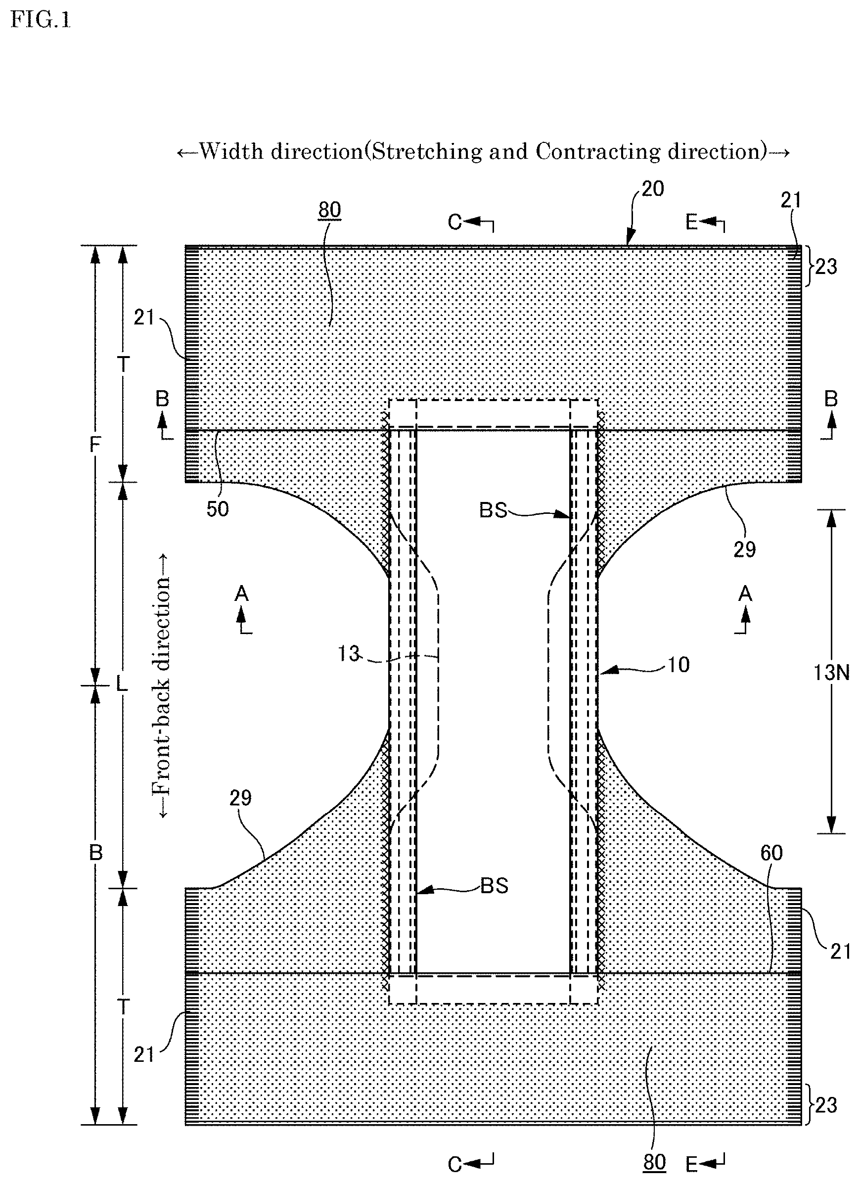 Patent US11771602 Figure 1 – Absorbent article and method for manufacturing same