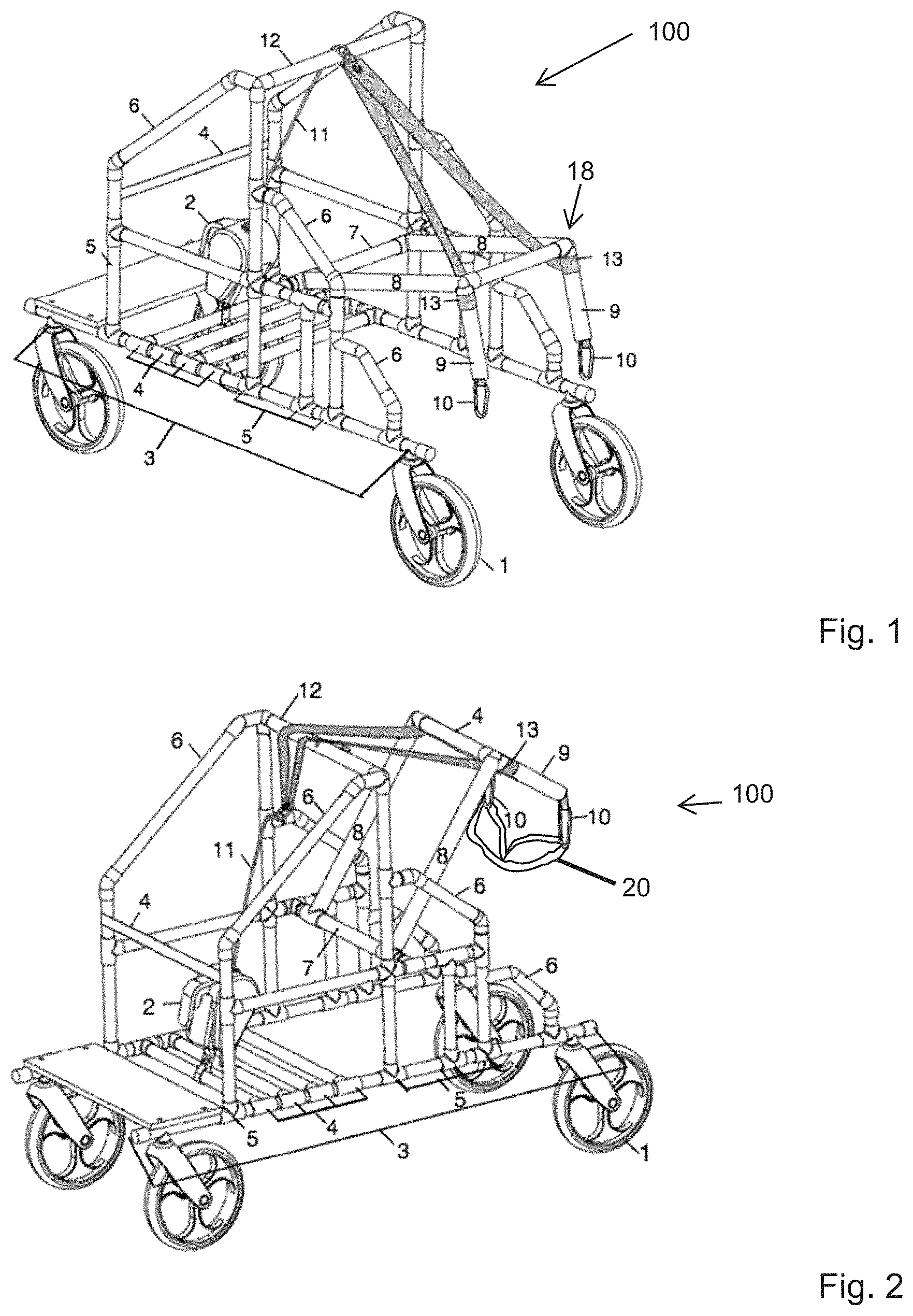Patent US11771606 — Ambulatory assist device — Figure 1