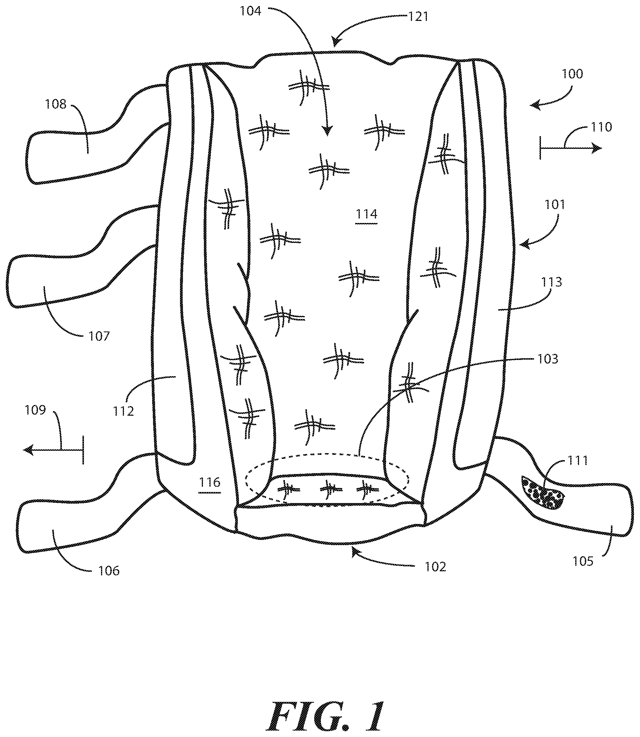 Patent US11771616 Figure 1 – Heel protector and corresponding rehabilitation systems and methods for using the same