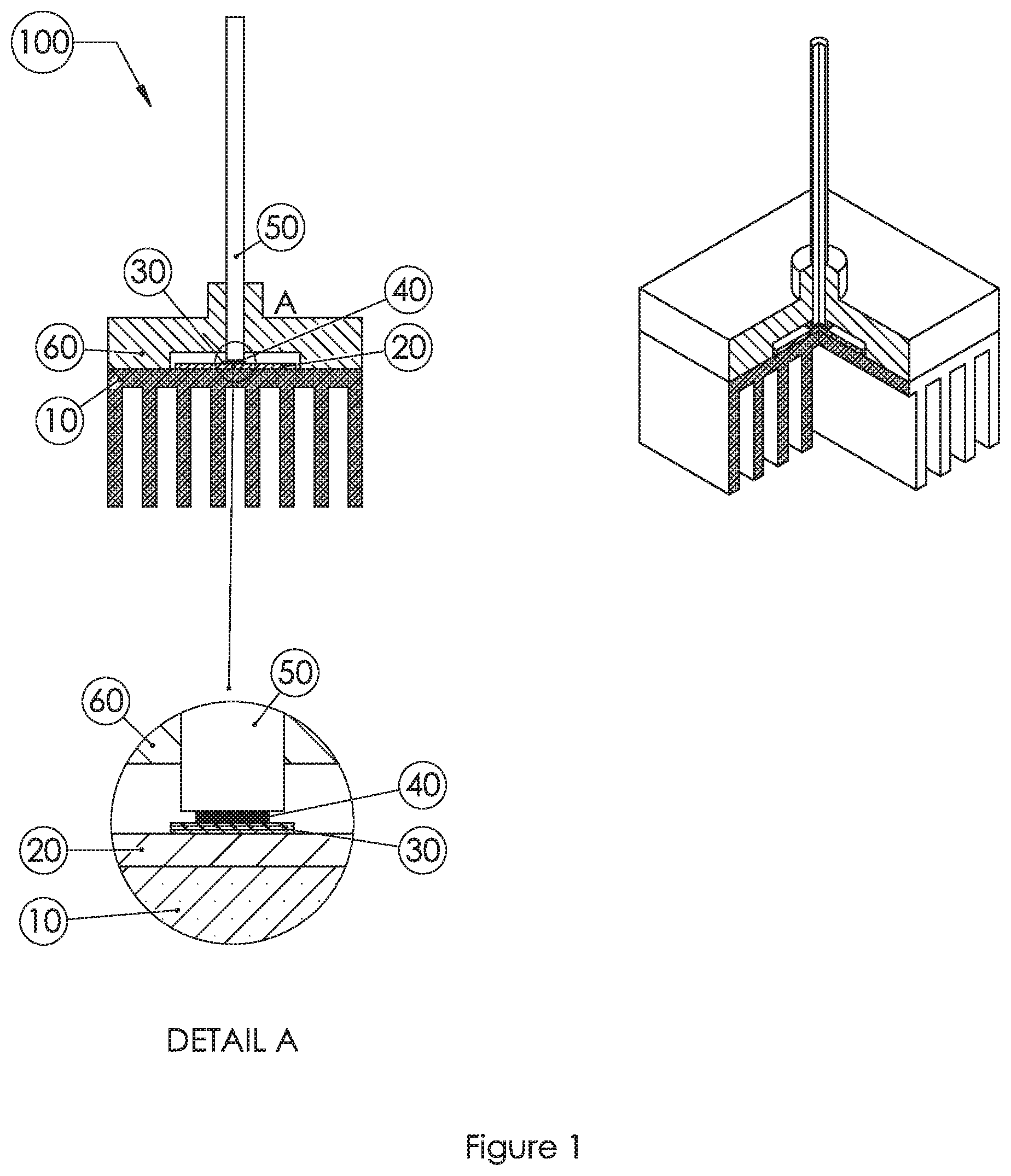 Patent US11771782 — UV-C LED disinfection device — Figure 1