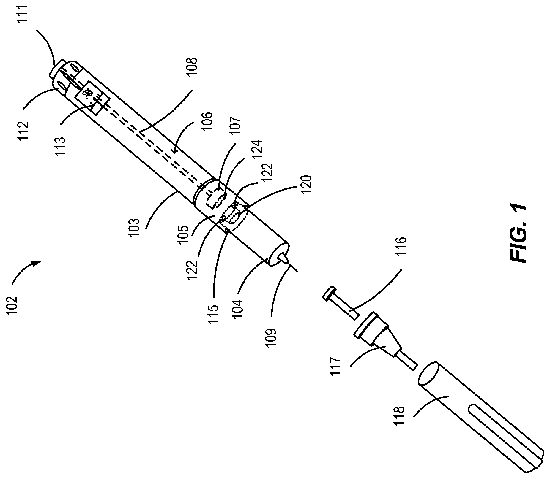 Patent US11771832 — Conserving power in an injection device — Figure 1