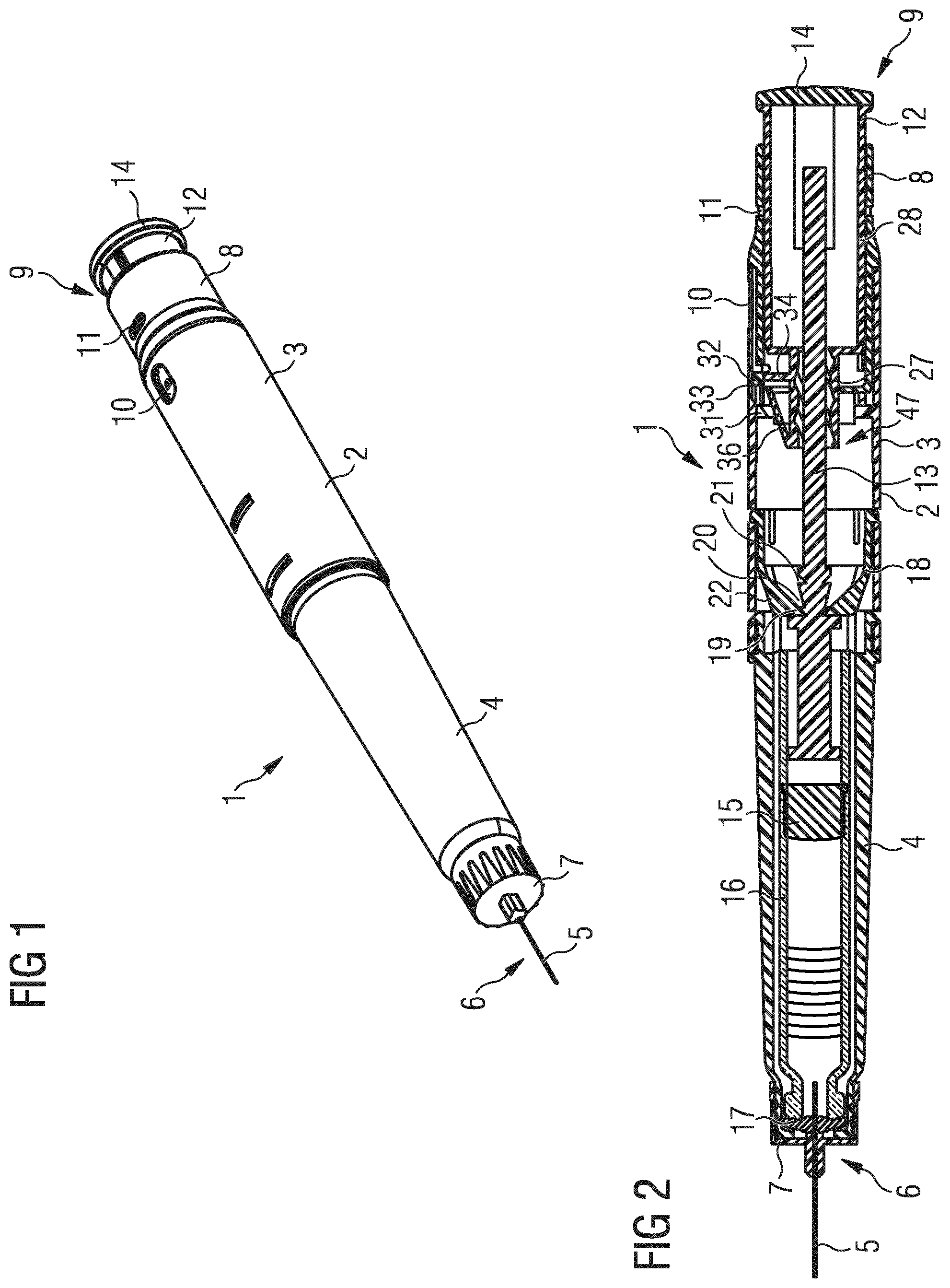 Patent US11771836 — Assembly for a medication delivery device and medication delivery device — Figure 1