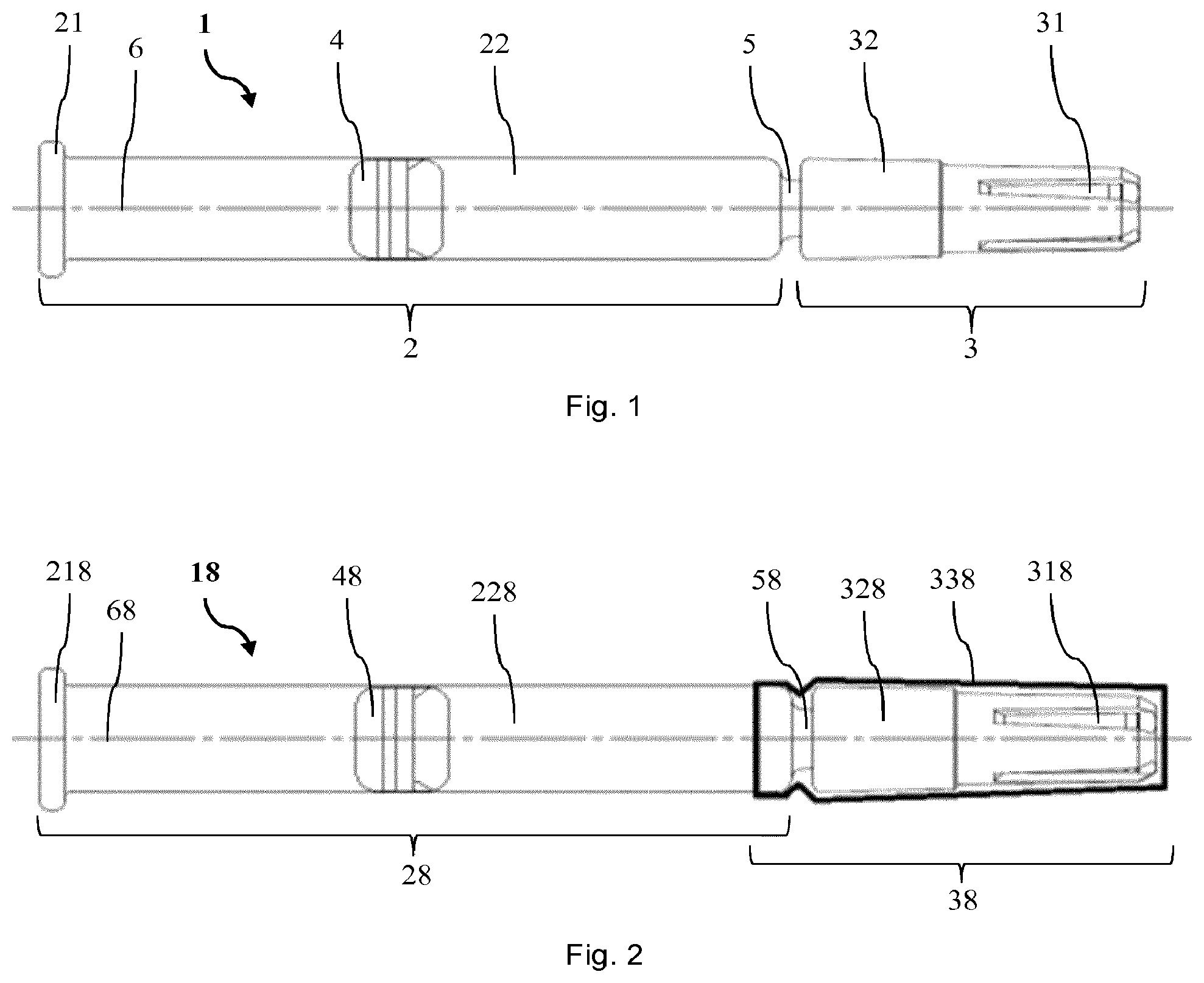 Patent US11771843 — Syringe and method of preparing syringe — Figure 1