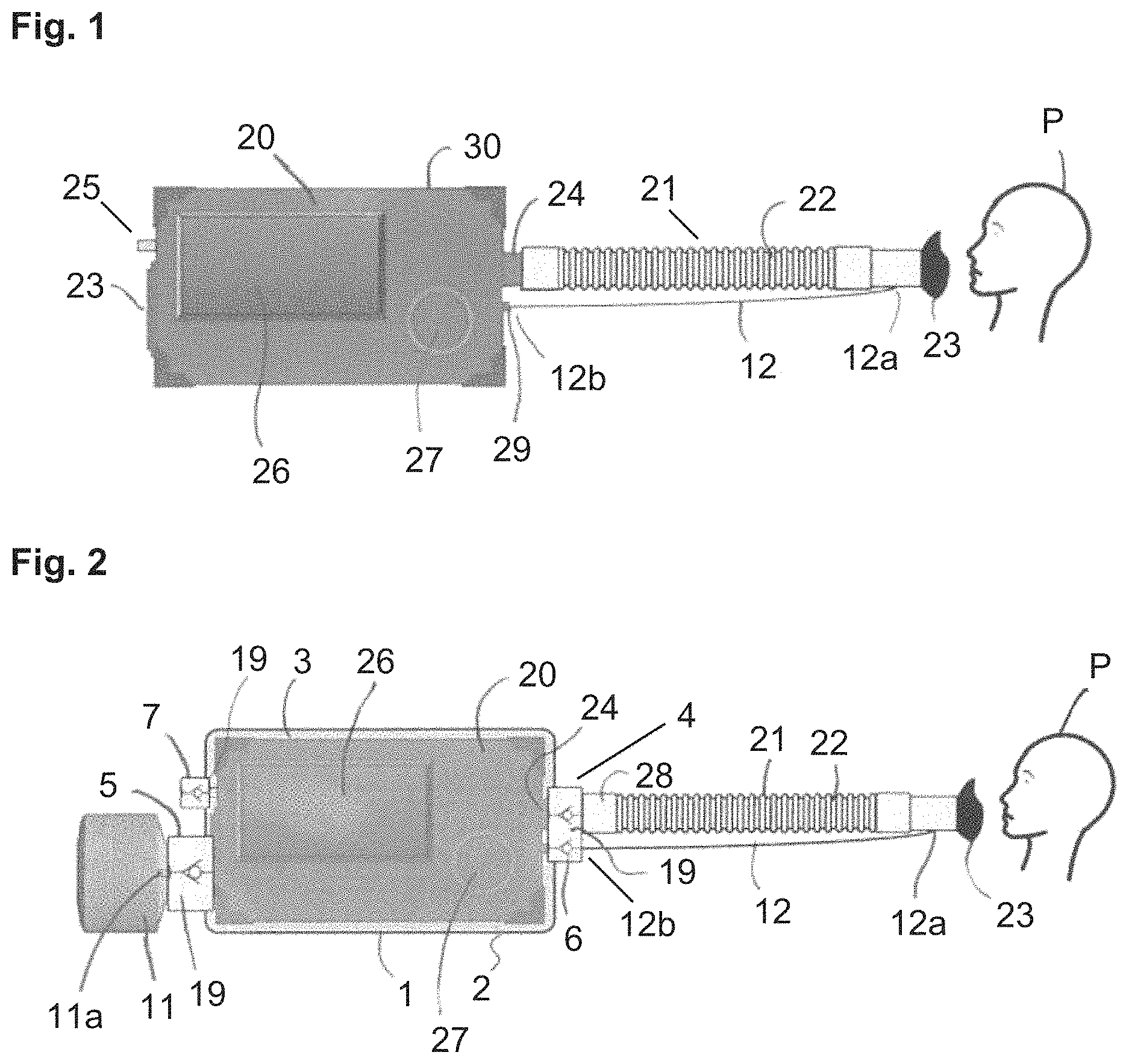 Patent US11771857 — Protective cover for a medical ventilator that can be used in a contaminated environment of the NRBC type — Figure 1