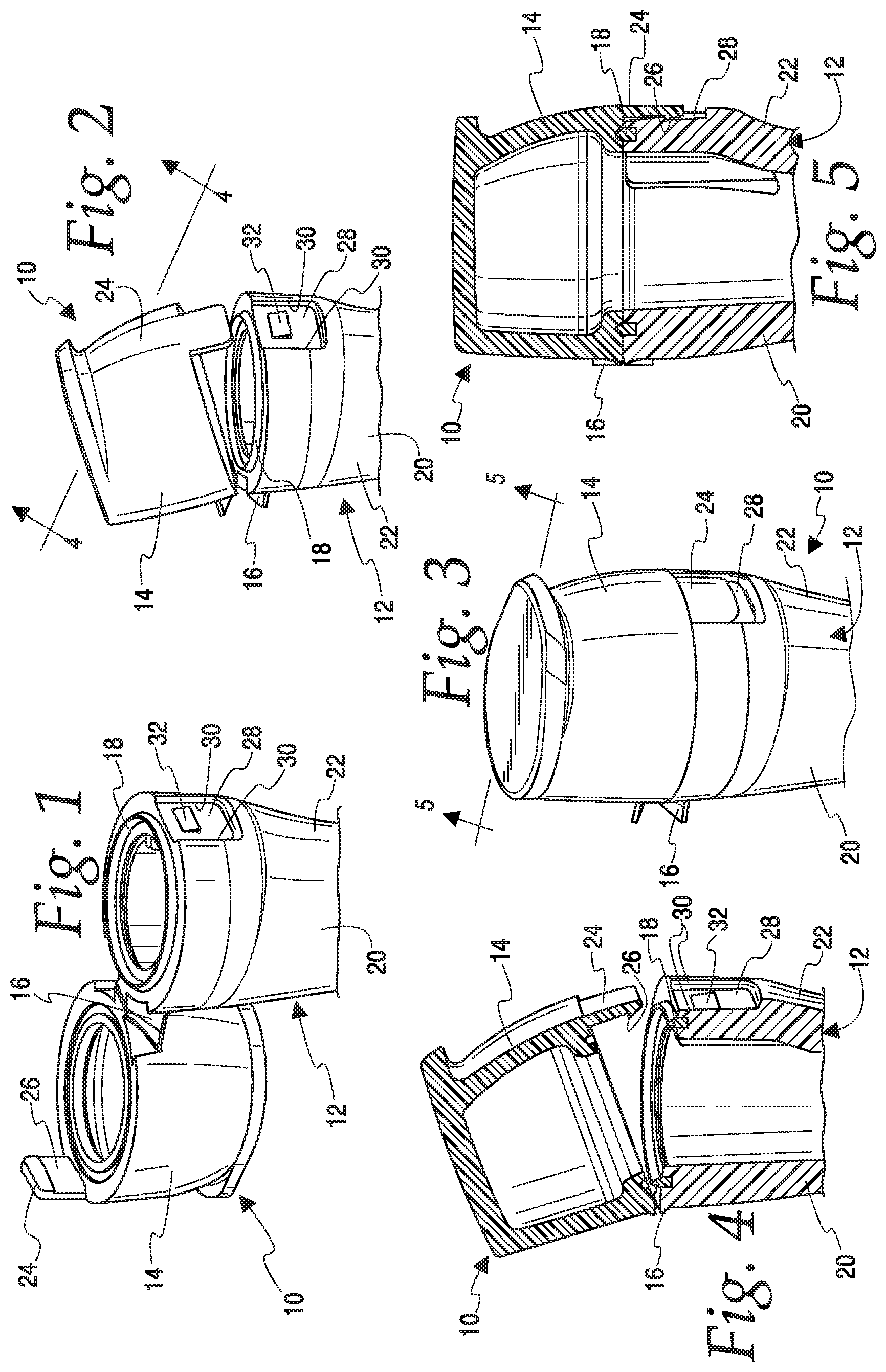 Patent US11771865 — Caps for catheter packages — Figure 1