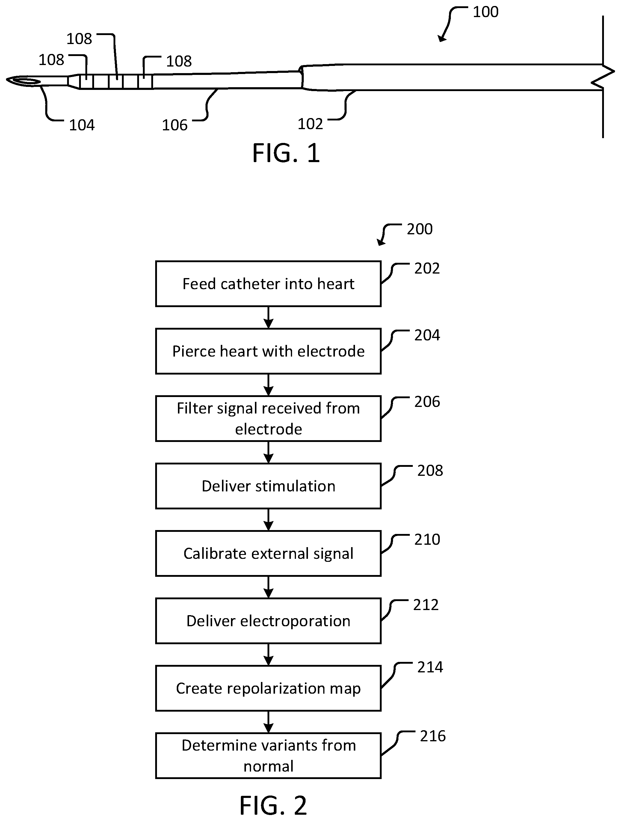Patent US11771905 — Systems and methods for mapping and modulating repolarization — Figure 1