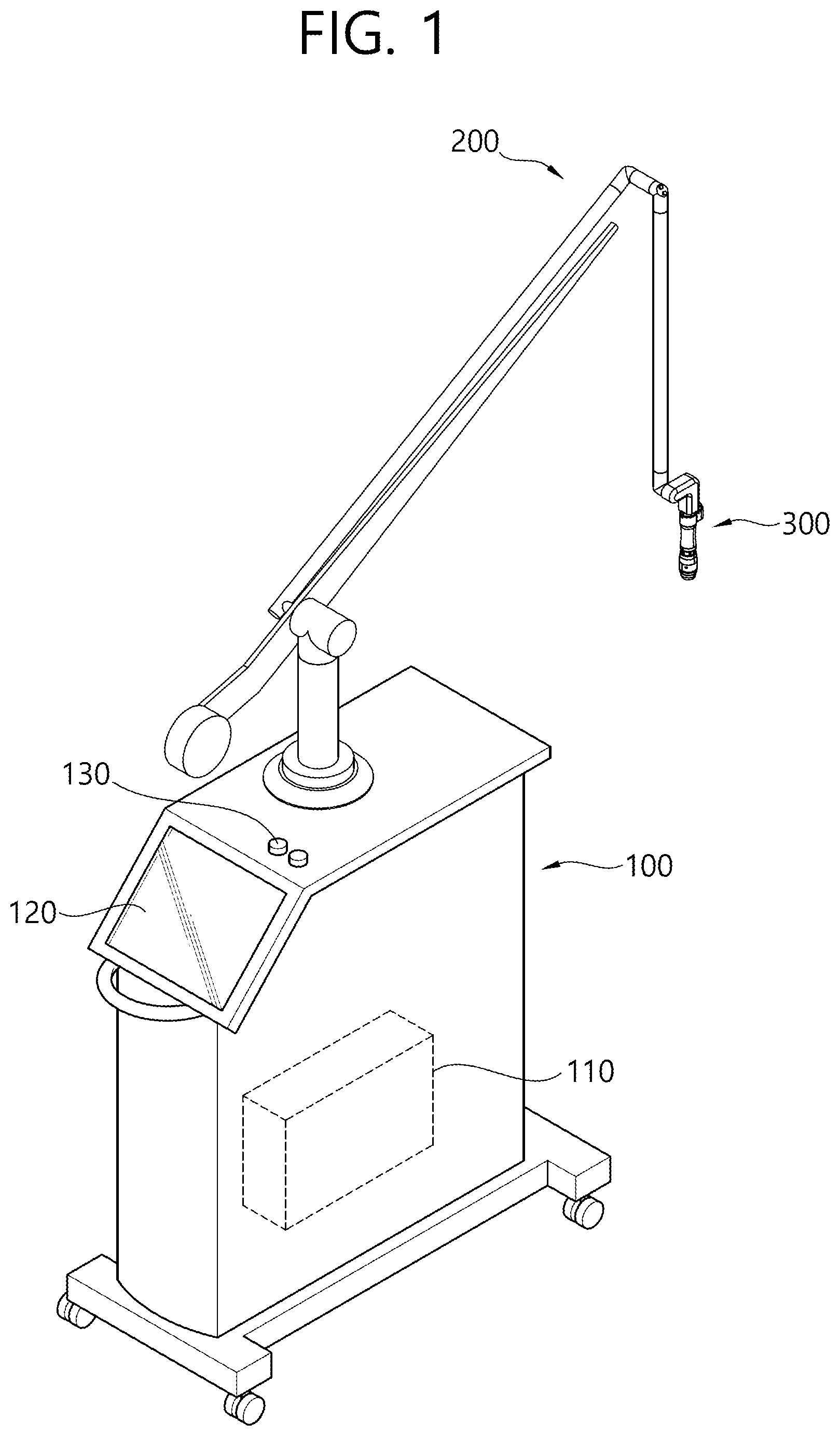 Patent US11771914 Figure 1 – Laser therapy device and light transmitting member