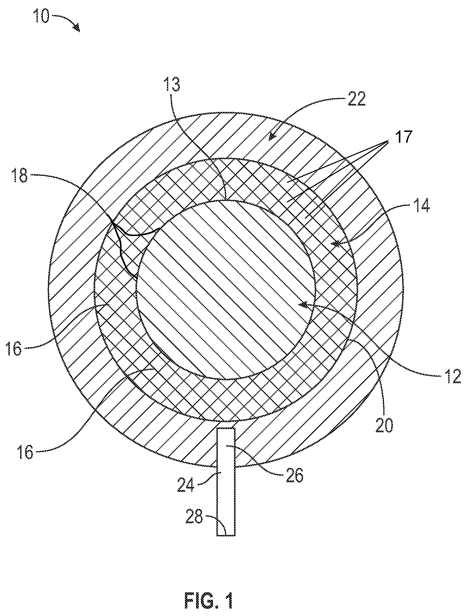 Patent US11771919 — Hyperthermia brachytherapy device and method for treating tumors — Figure 1