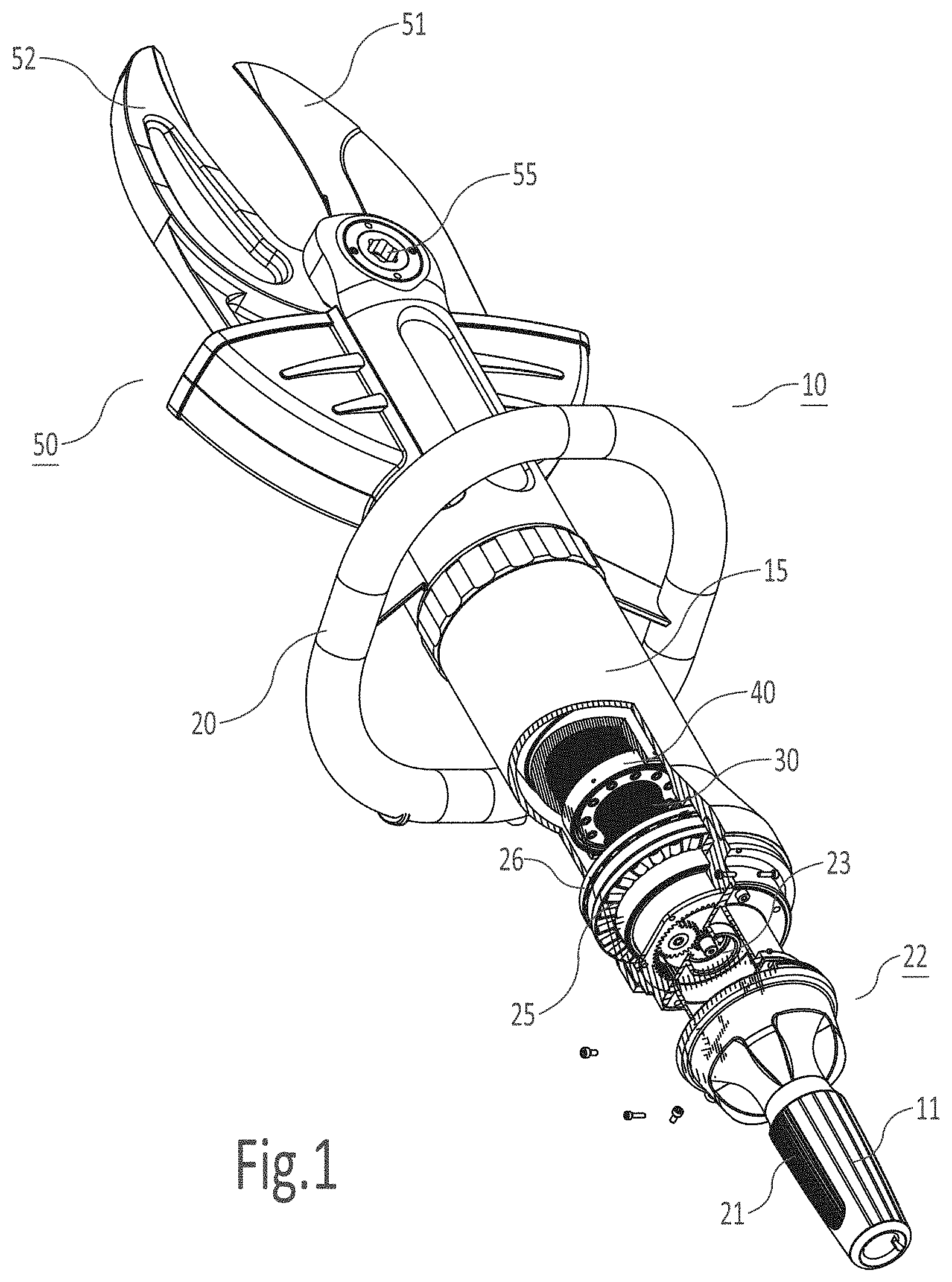 Patent US11771926 — Rescue tool — Figure 1
