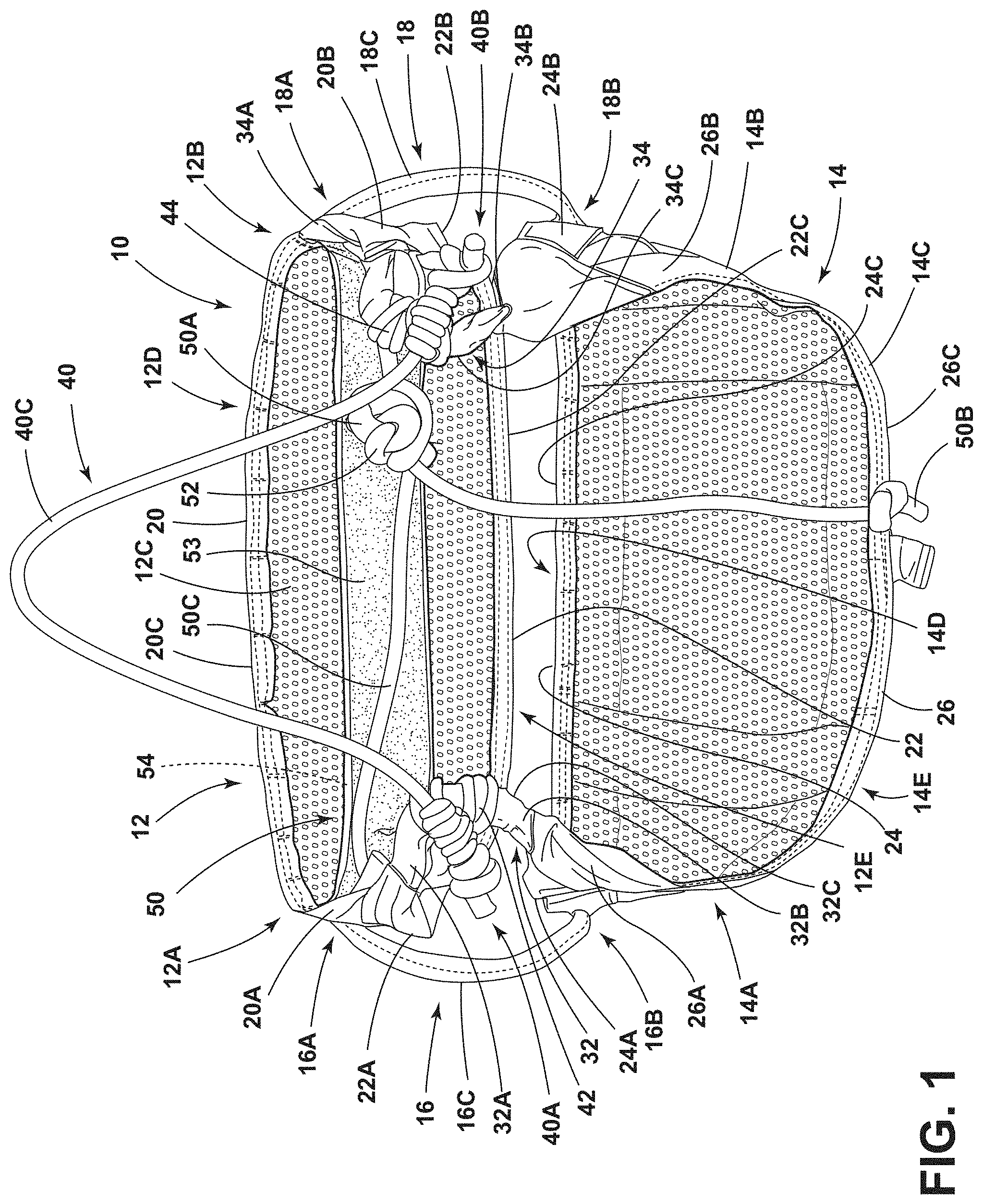 Patent US11771931 — Tree saddle — Figure 1