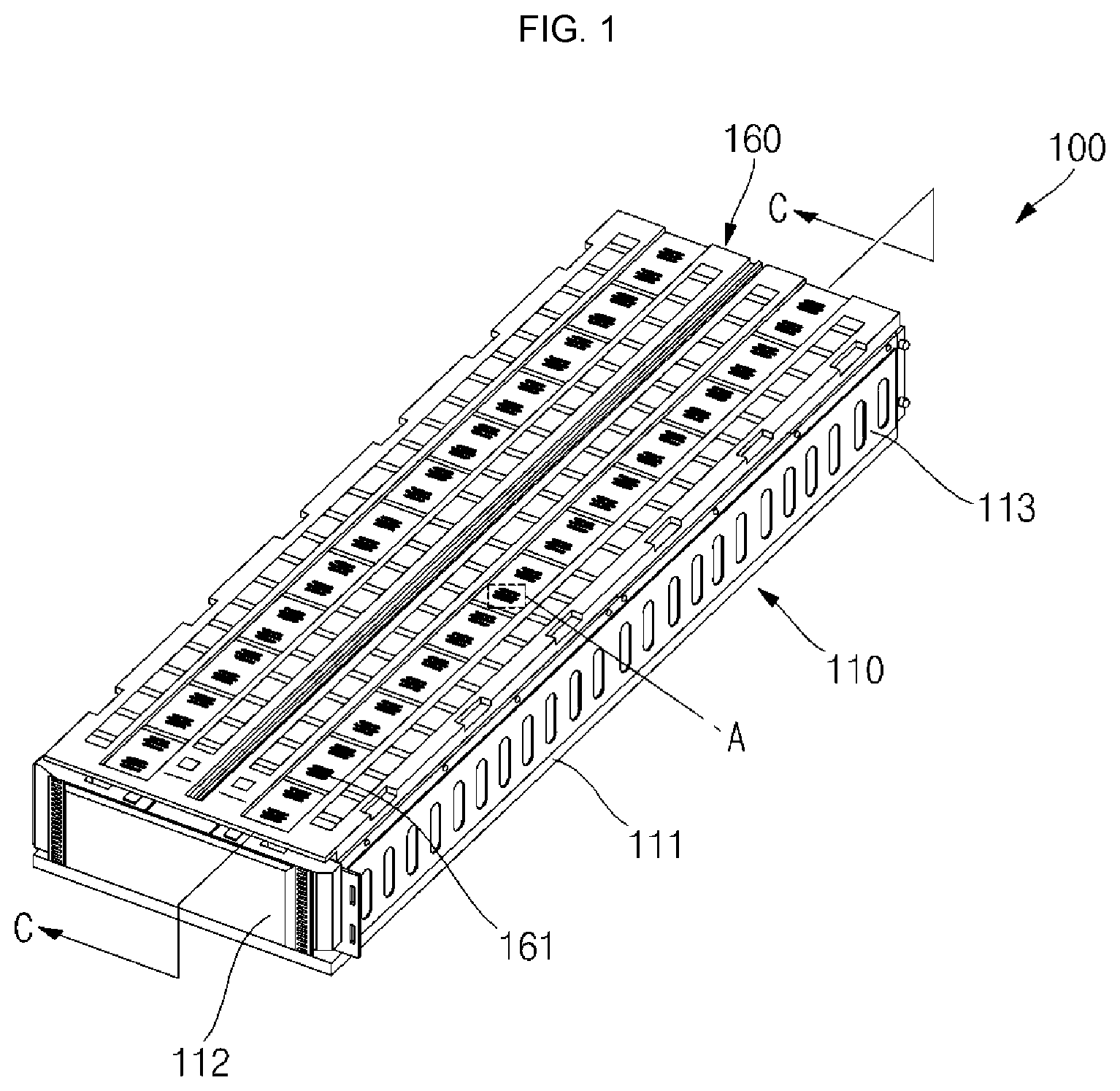 Patent US11771935 — Energy storage module — Figure 1