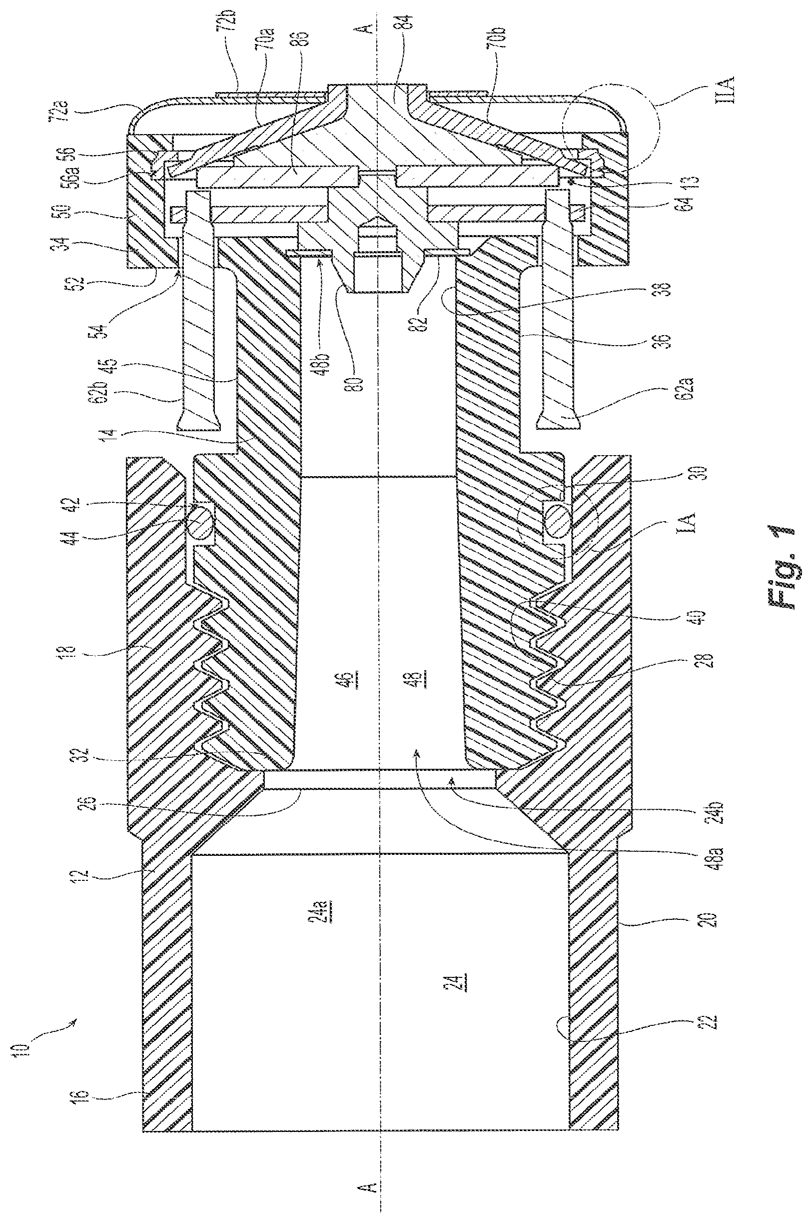 Patent US11771937 — Fire protection sprinkler assembly — Figure 1