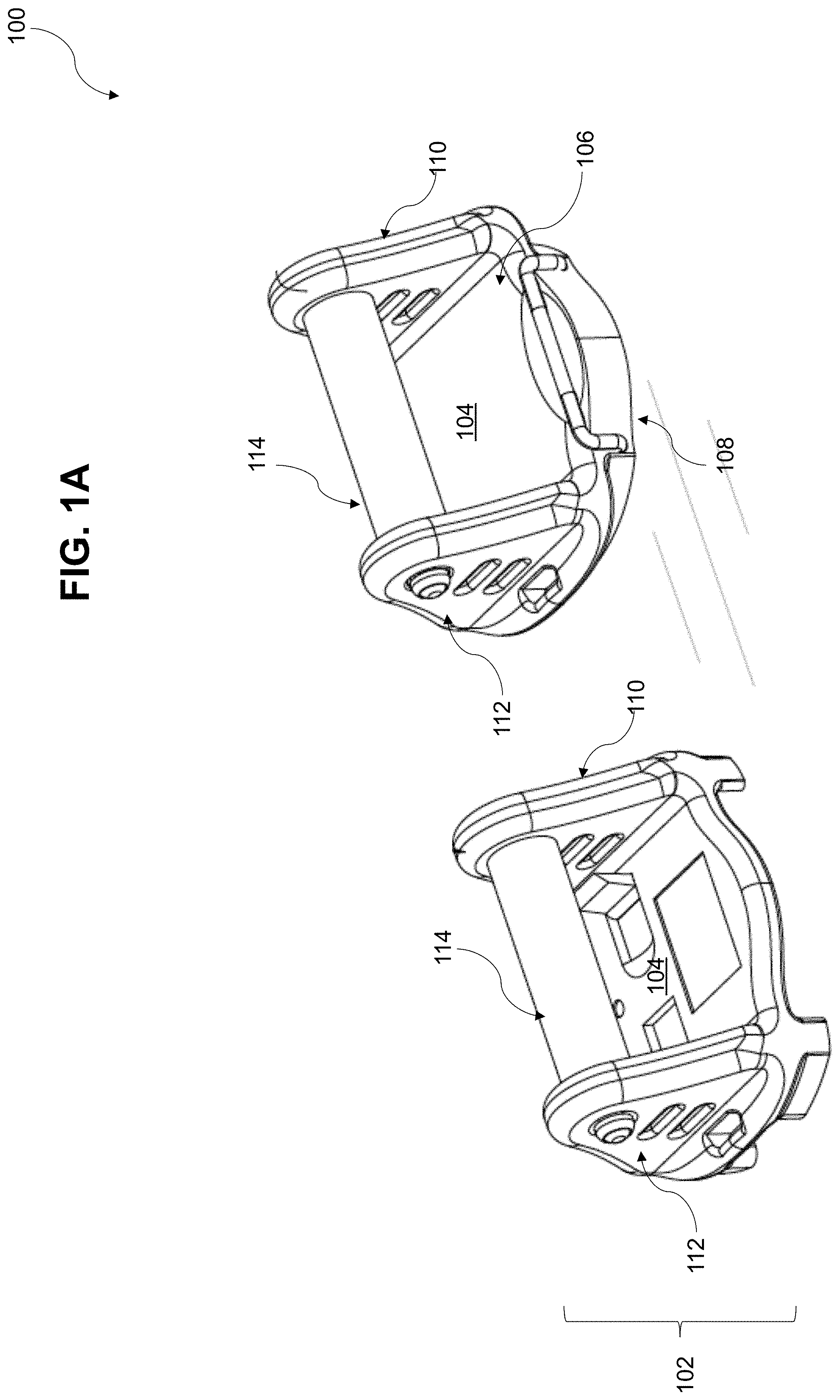Patent US11771946 — Physical fitness hand grip for dynamic resistance exercises — Figure 1