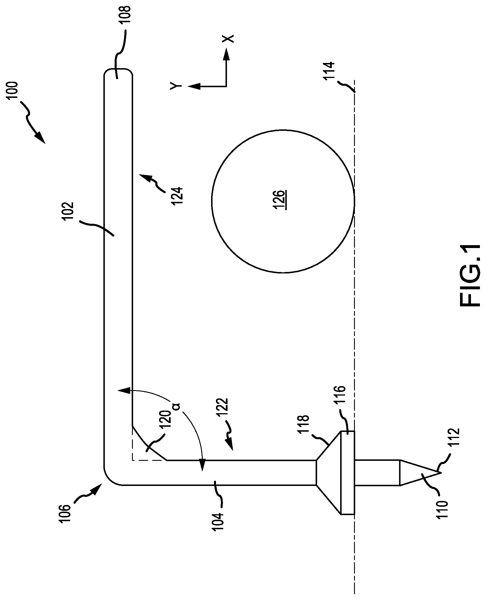 Patent US11771974 — Systems and methods for golf swing training — Figure 1
