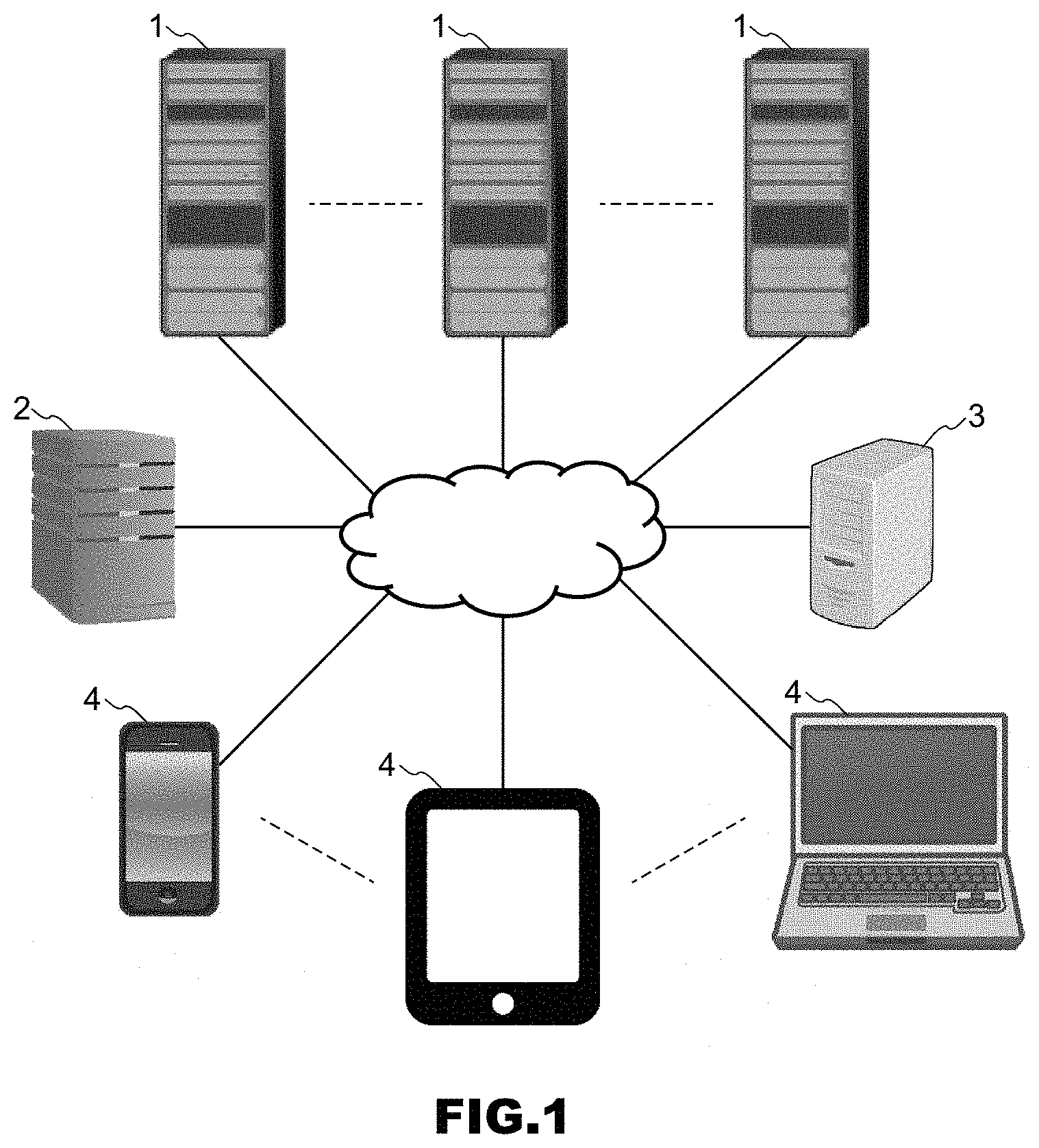Patent US11771983 — Information system, service server, management server, information processing method, and recording medium — Figure 1