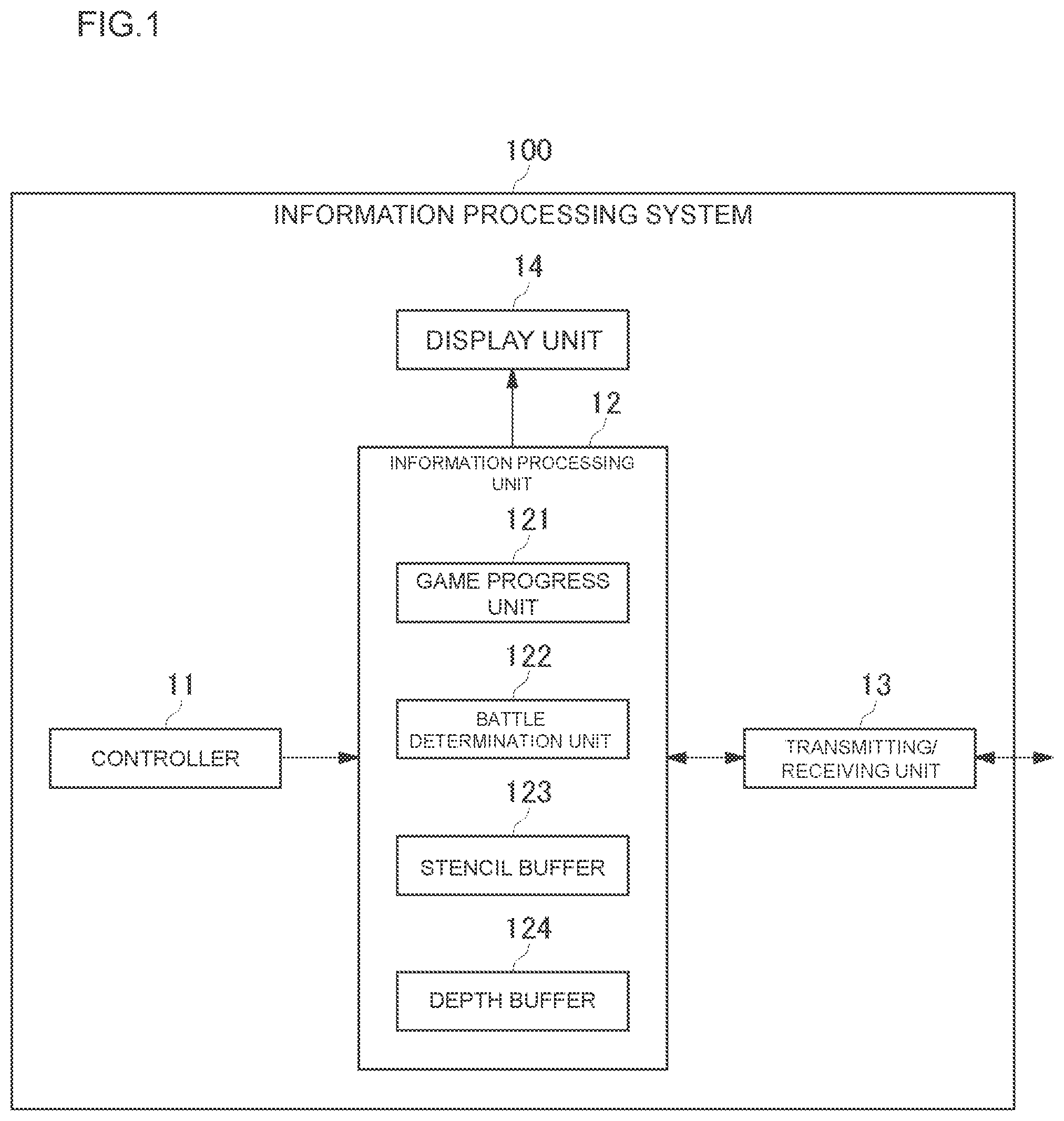 Patent US11771986 — Systems and methods of controlling virtual characters based on color within a game space — Figure 1