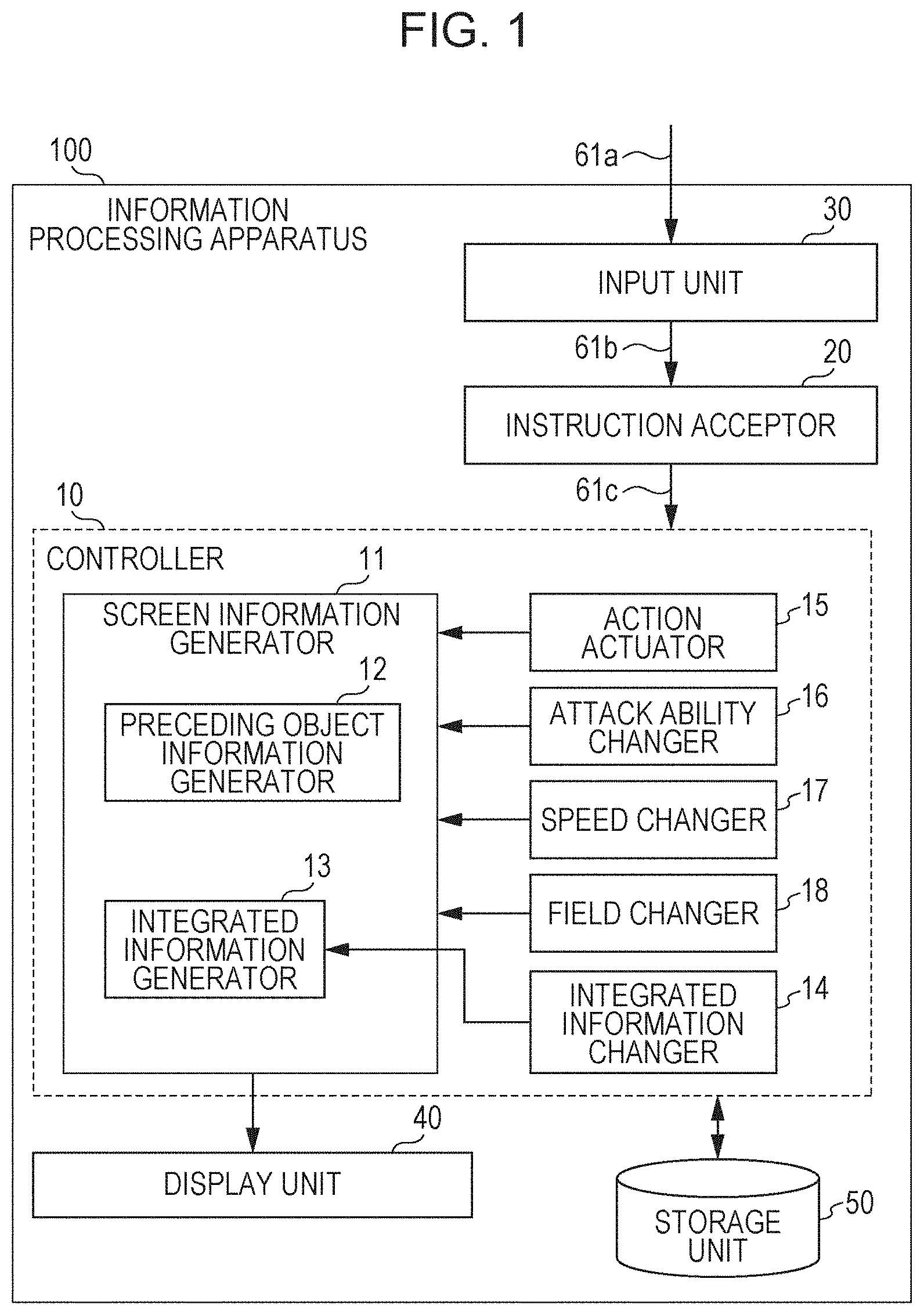 Patent US11771990 — Game program, game processing method, and information processing apparatus — Figure 1