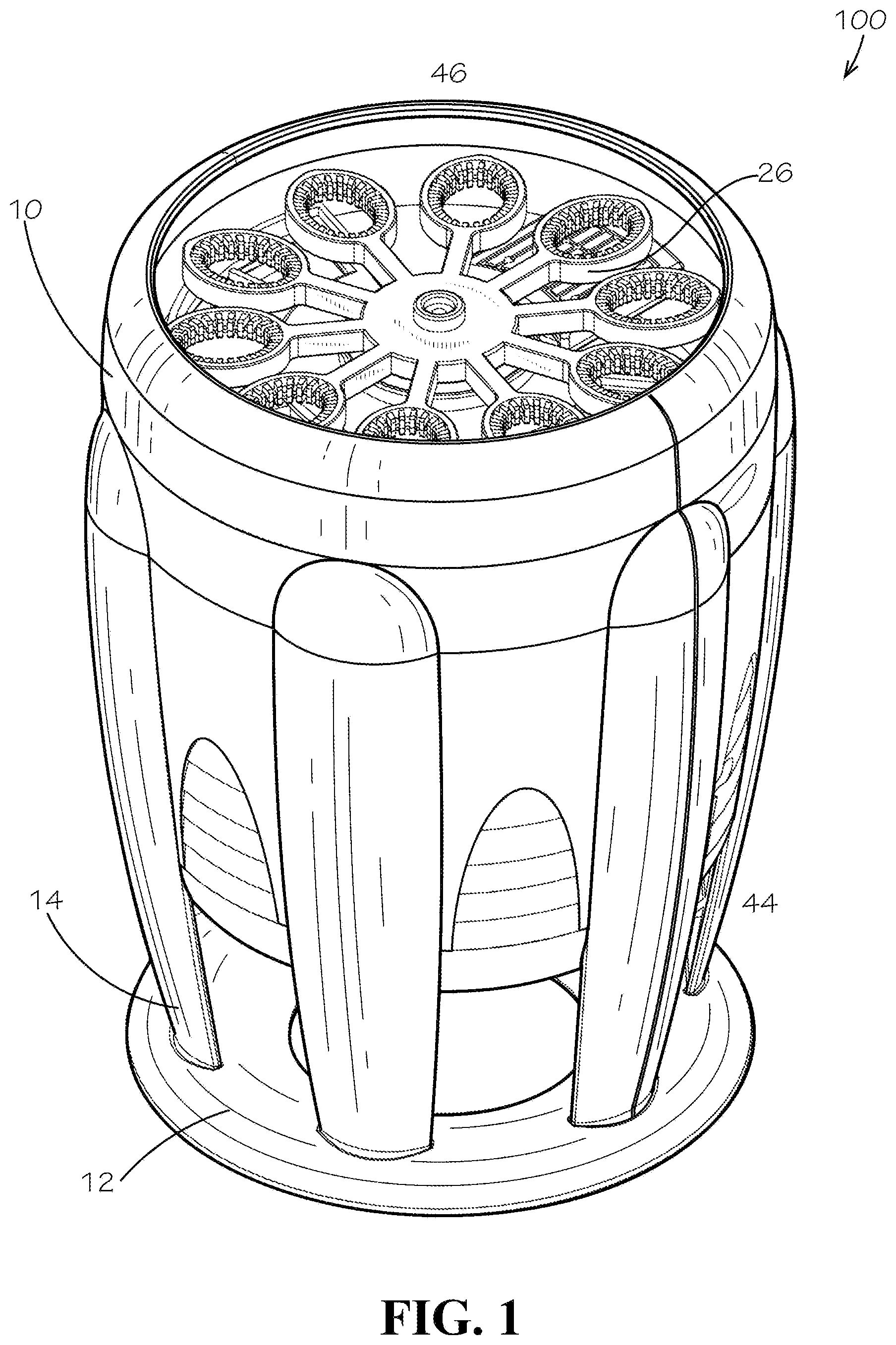Patent US11772004 — Vertical bubble blower — Figure 1