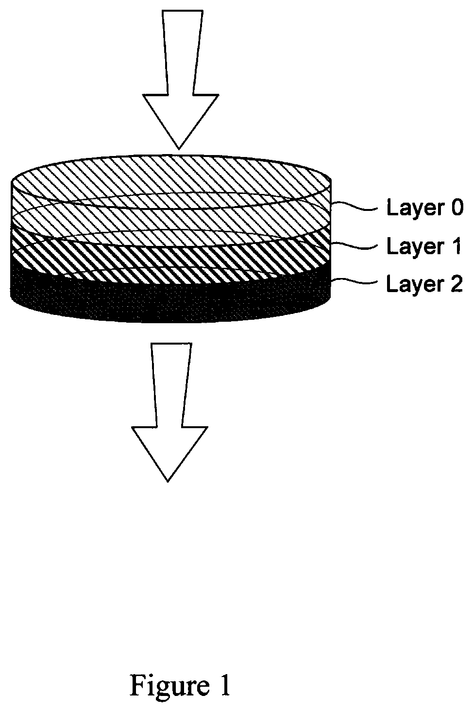 Patent US11772020 Figure 1 – High capacity composite depth filter media with low extractables