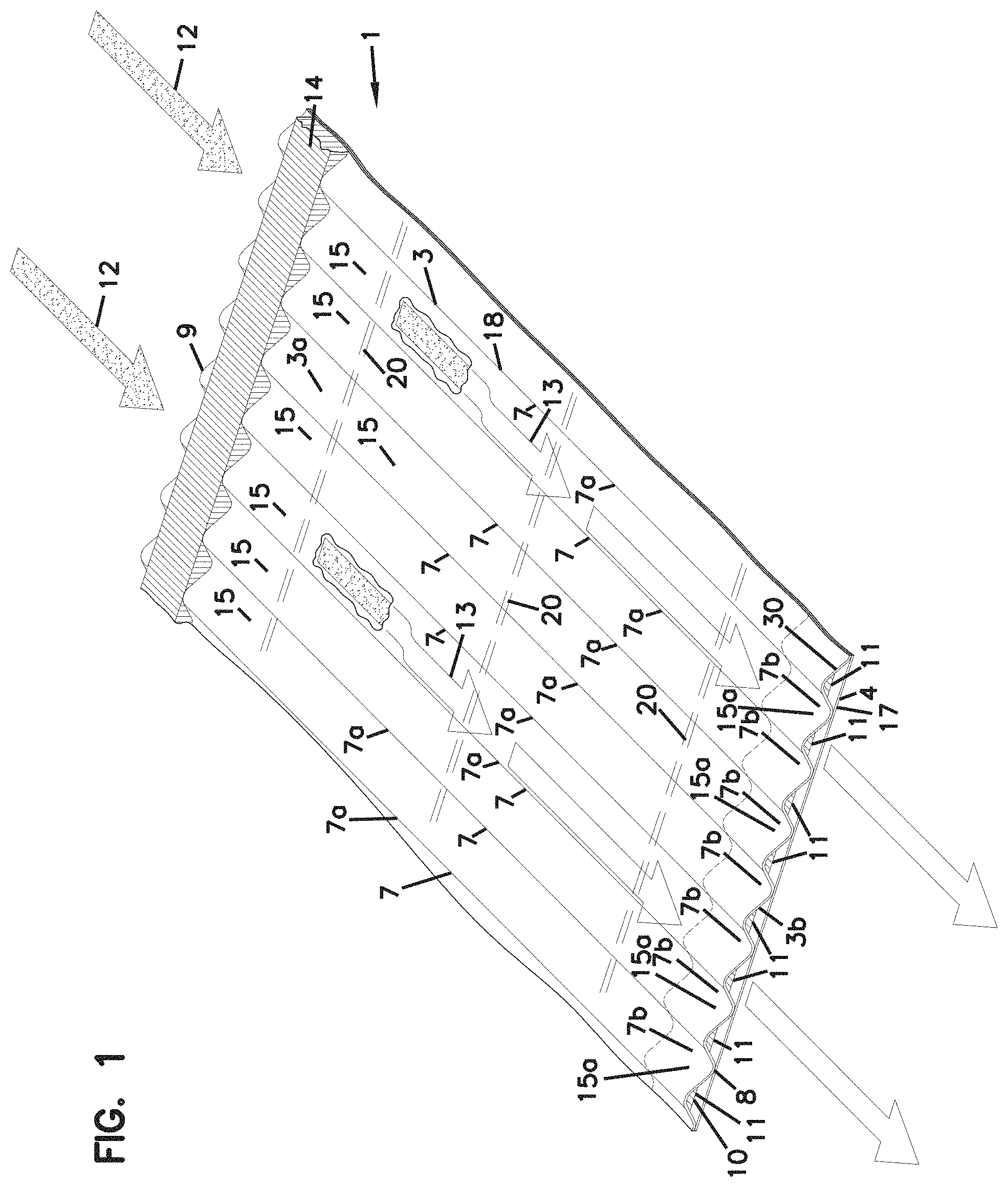 Patent US11772031 — Filter cartridges; air cleaner assemblies; housings; features components; and, methods — Figure 1