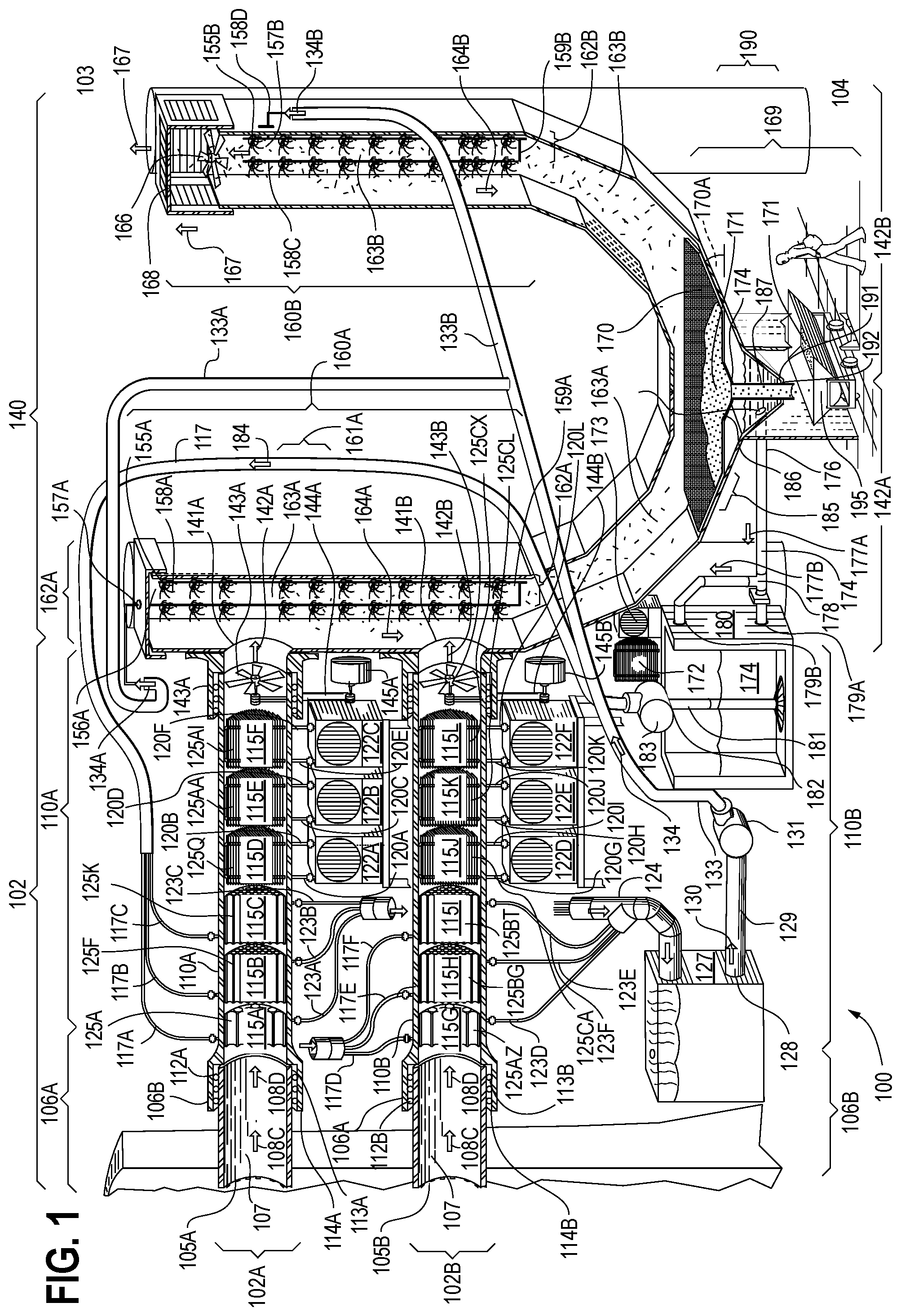 Patent US11772042 — Carbon capture filtration system and method — Figure 1