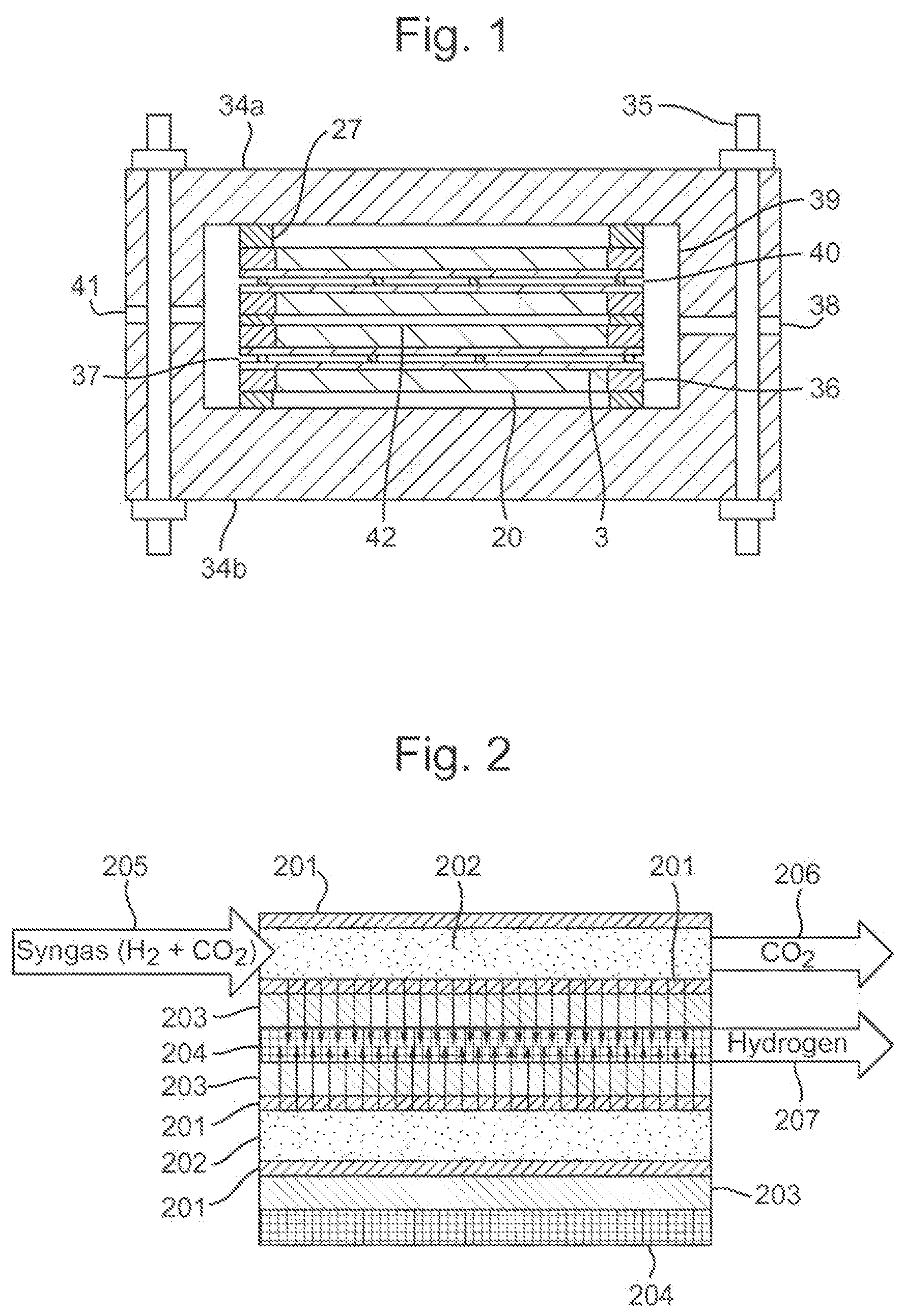 Patent US11772049 Figure 1 – Gas separation device