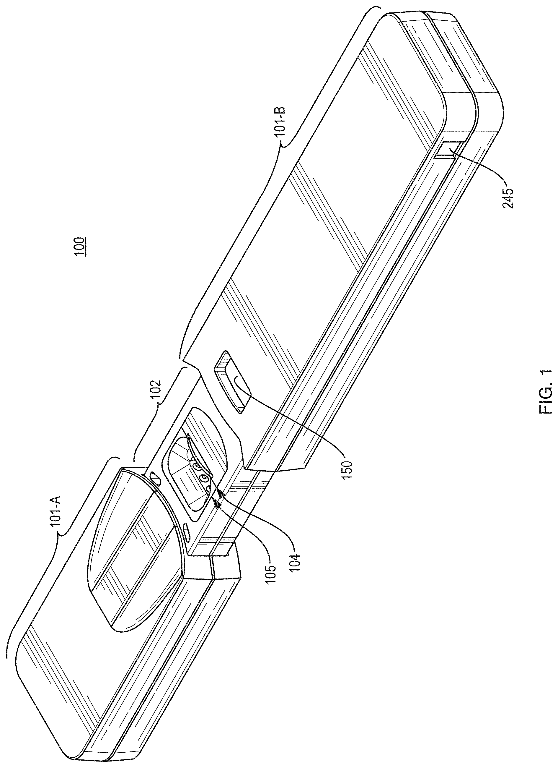 Patent US11772097 — Simultaneous spot test and storage of blood samples — Figure 1