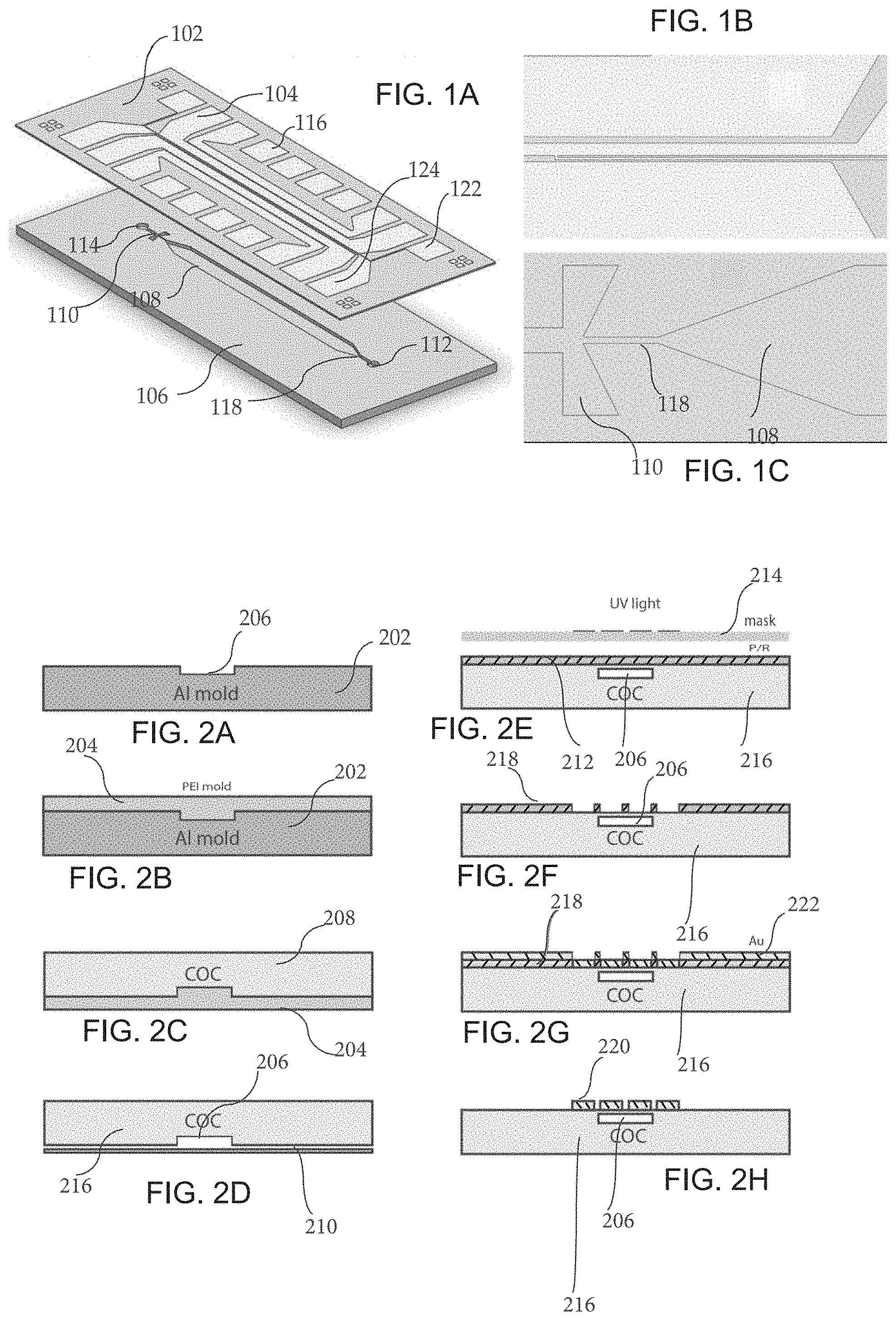 Patent US11772099 — Integrated thermoplastic chip for rapid PCR and HRMA — Figure 1