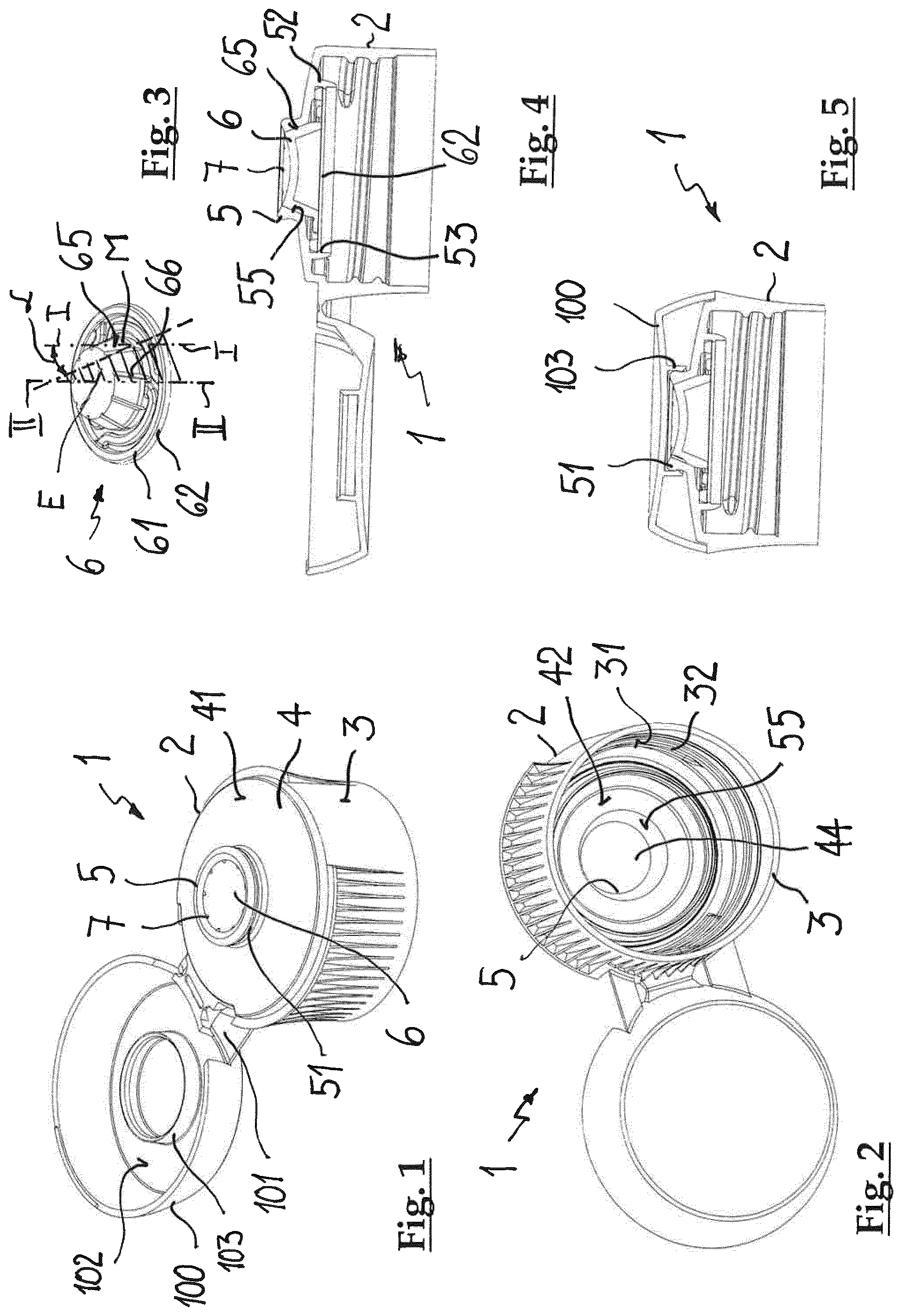 Patent US11772105 — Spray attachment for bringing out fluid substances in a jet-like manner — Figure 1