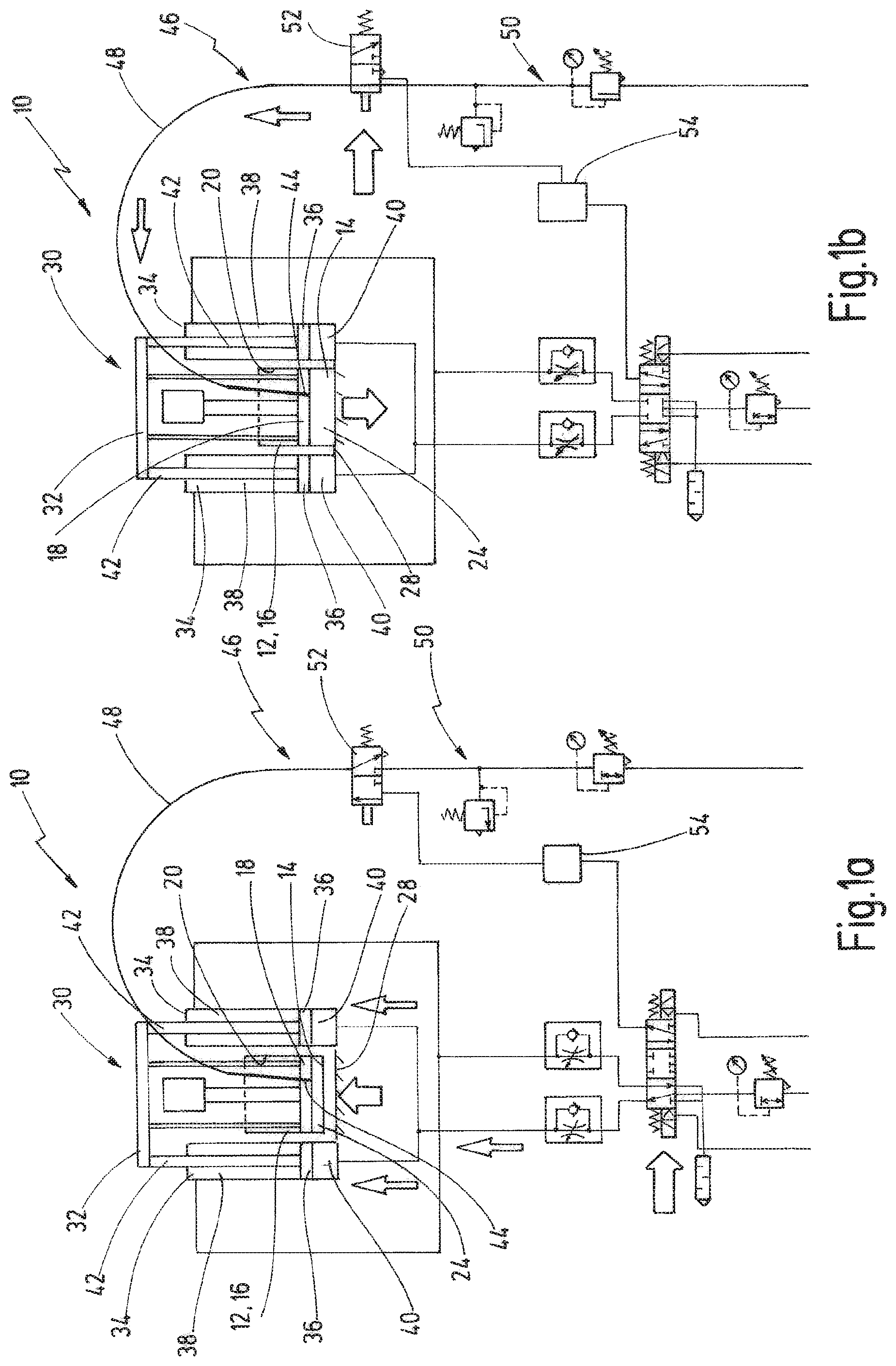 Patent US11772110 — Method for removing a follower plate from a container — Figure 1