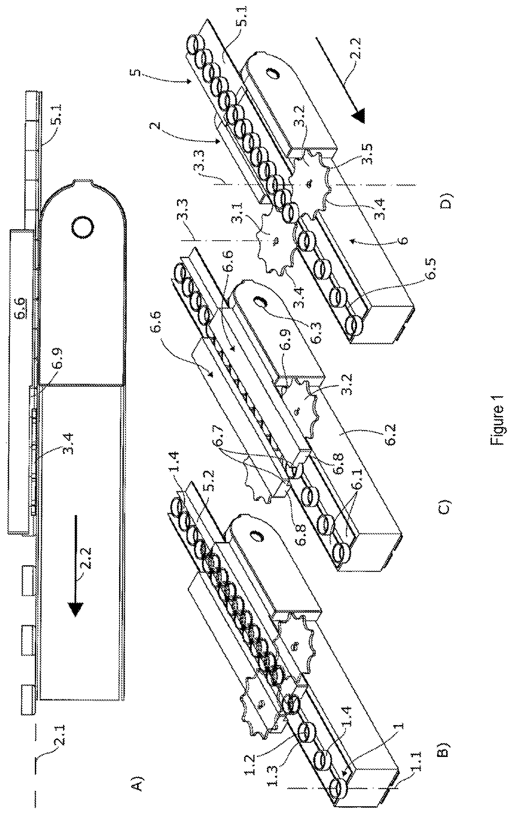 Patent US11772132 — Separating device of an optical testing unit — Figure 1