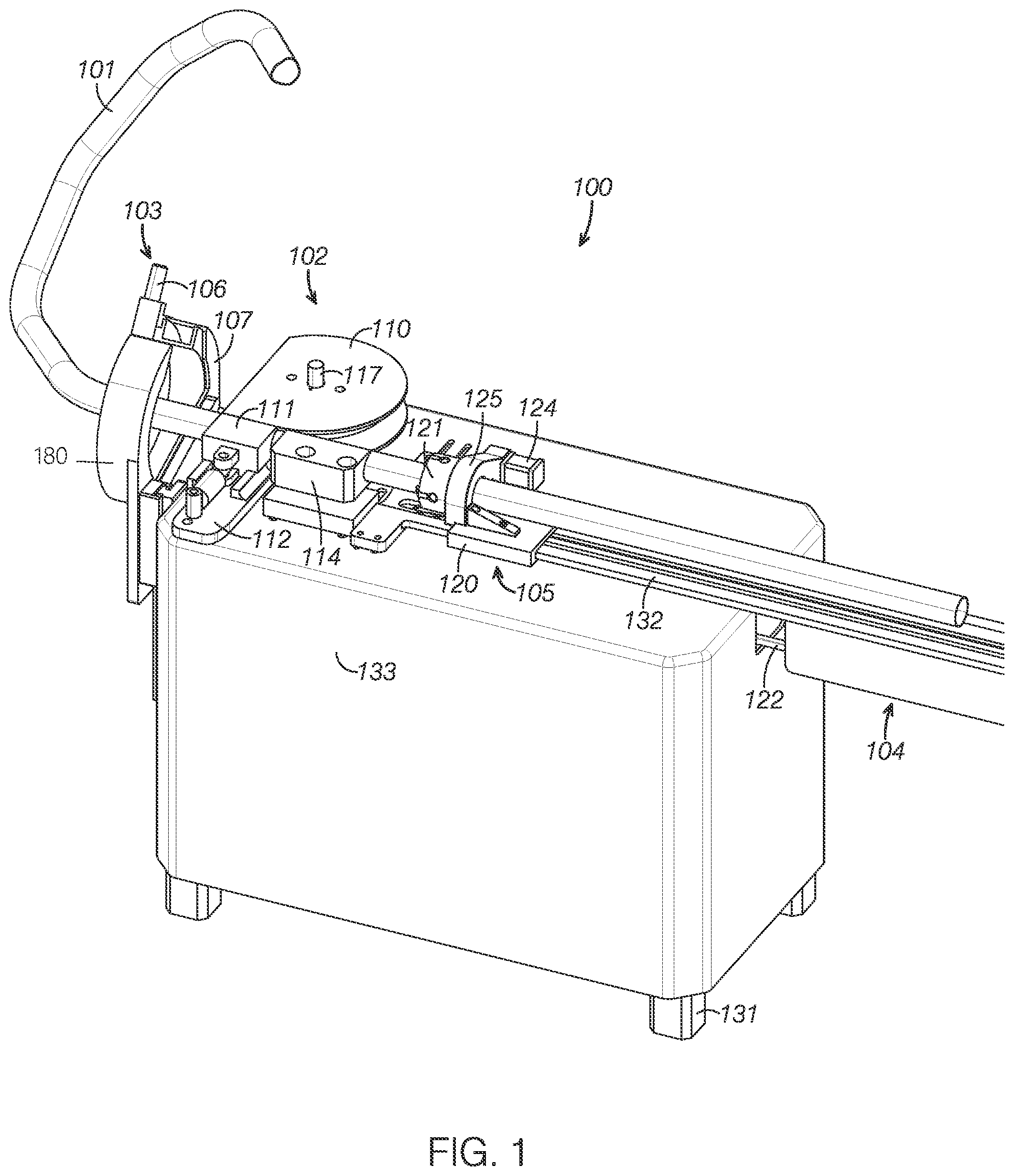 Patent US11772146 — Tube processing systems — Figure 1