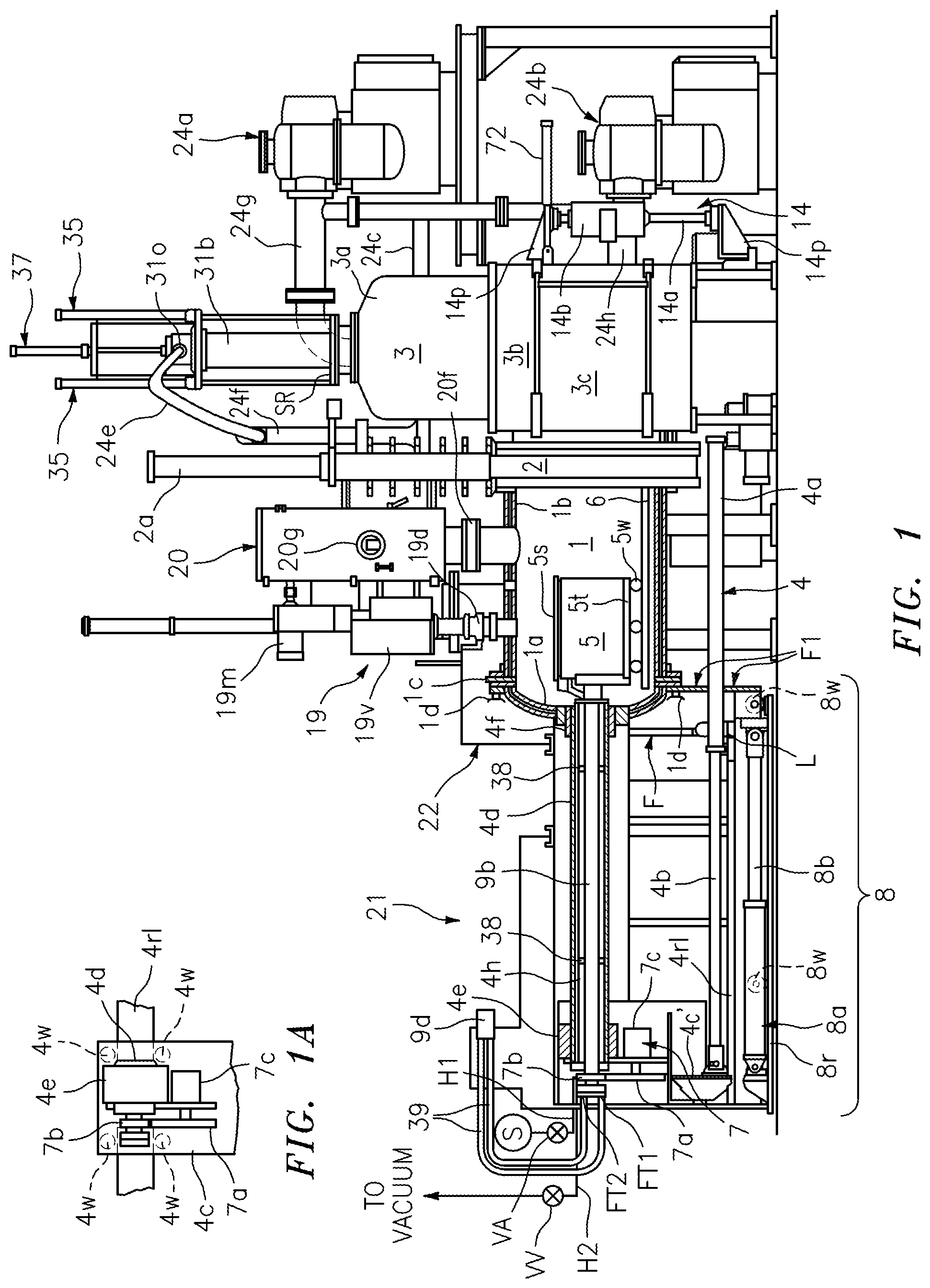 Patent US11772152 — Countergravity casting apparatus and desulfurization methods — Figure 1