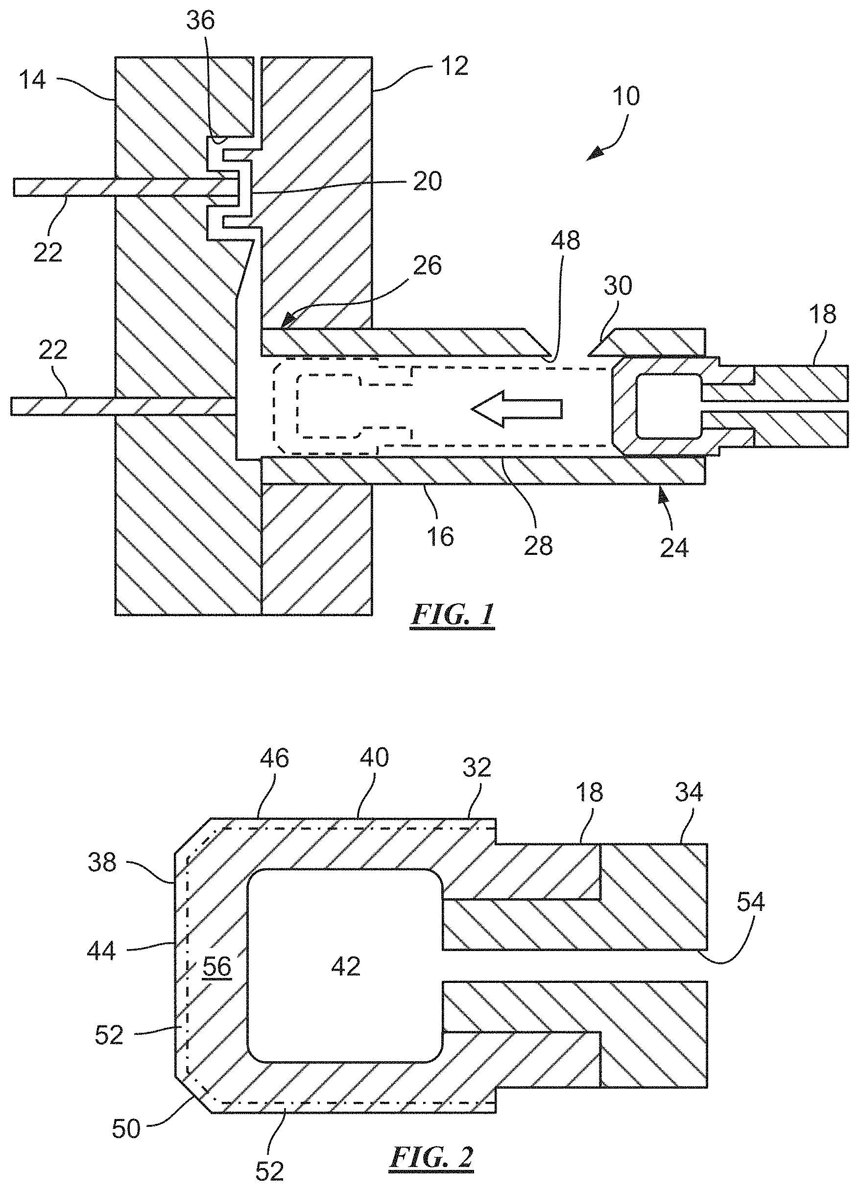 Patent US11772154 Figure 1 – Plunger for die casting and method of making the same