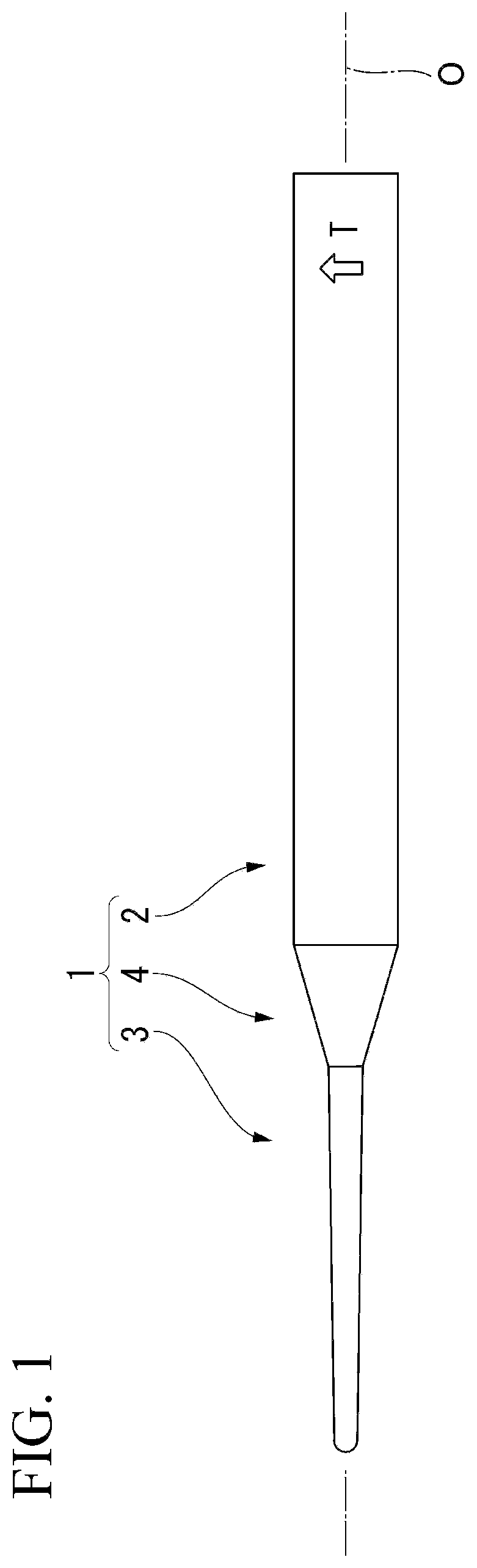 Patent US11772173 — Ball end mill — Figure 1