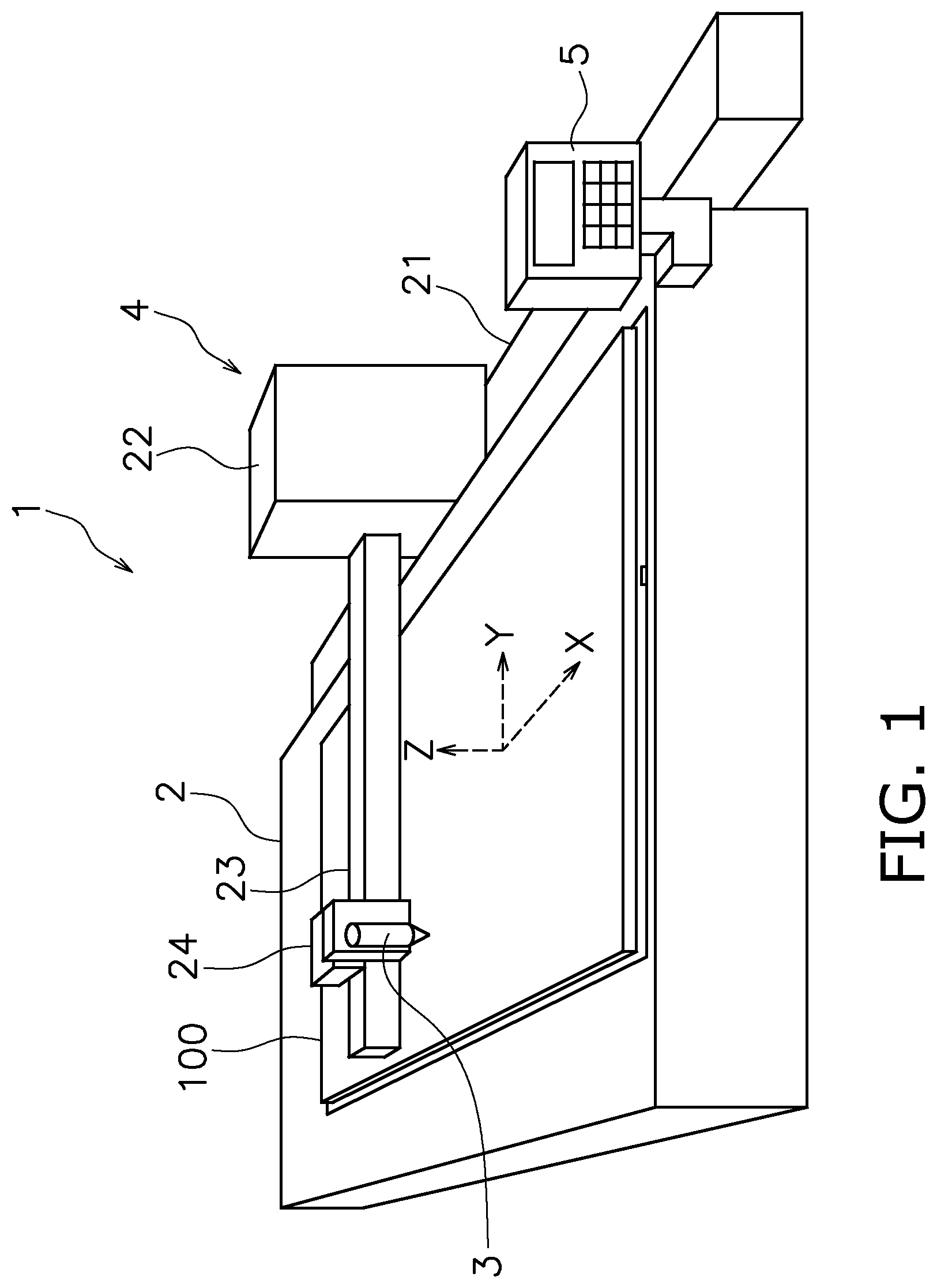 Patent US11772183 — Plasma cutting machine and method for controlling plasma cutting machine — Figure 1