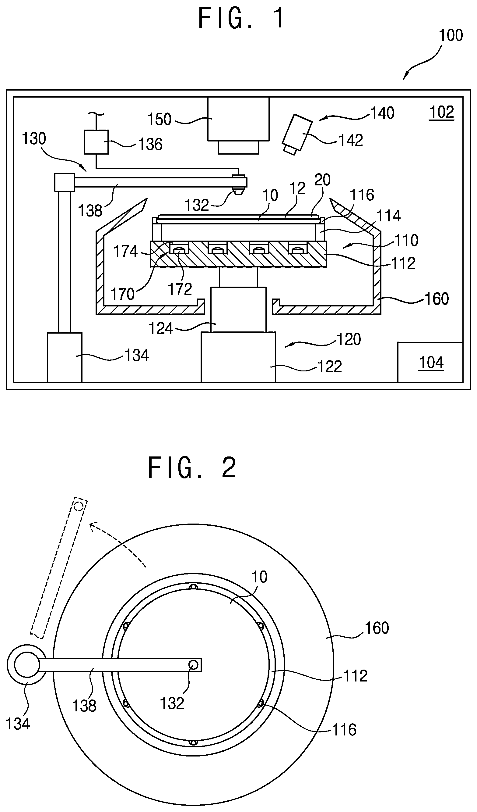 Patent US11772198 — Apparatus including laser heating for etching thin layer — Figure 1