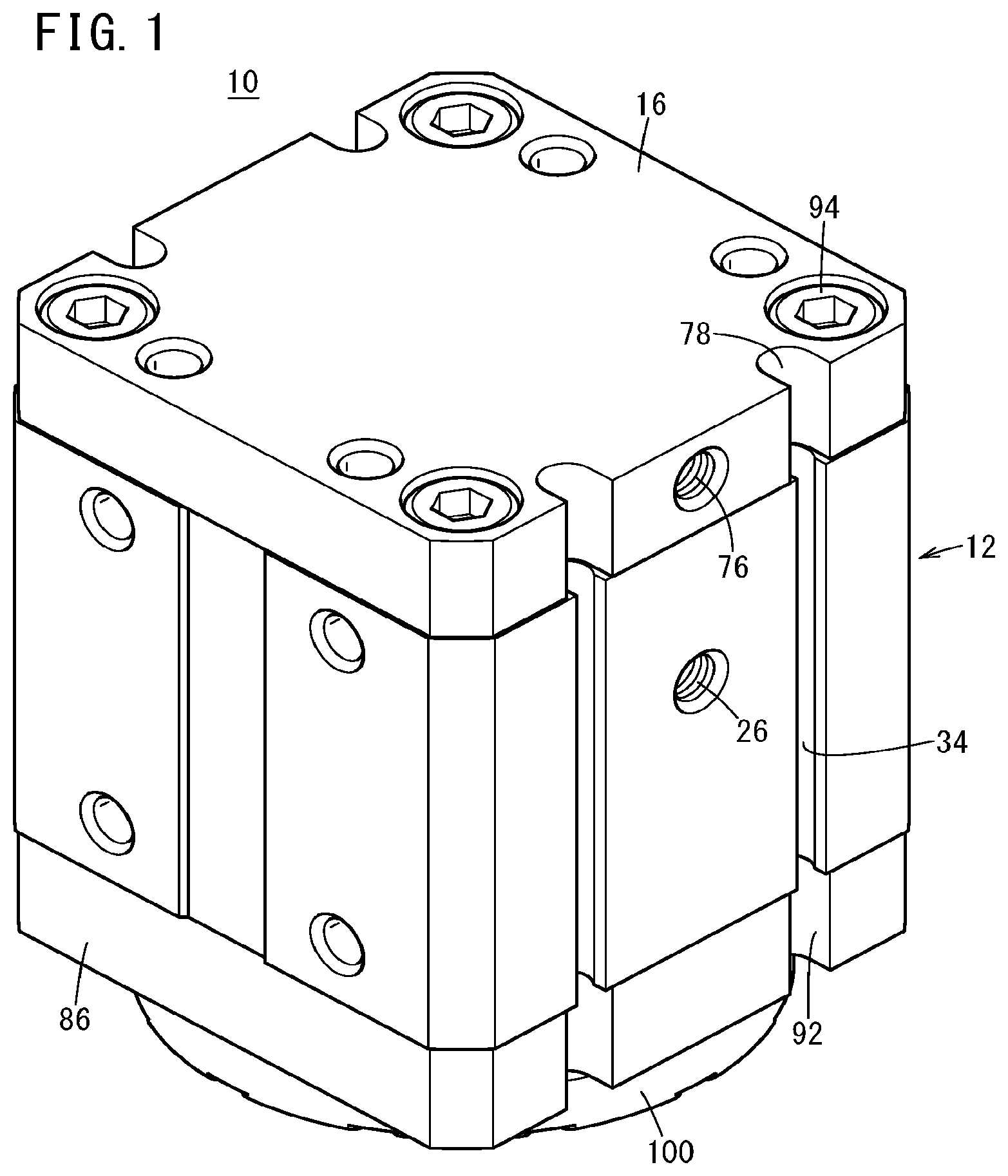 Patent US11772215 — Magnetic chuck — Figure 1